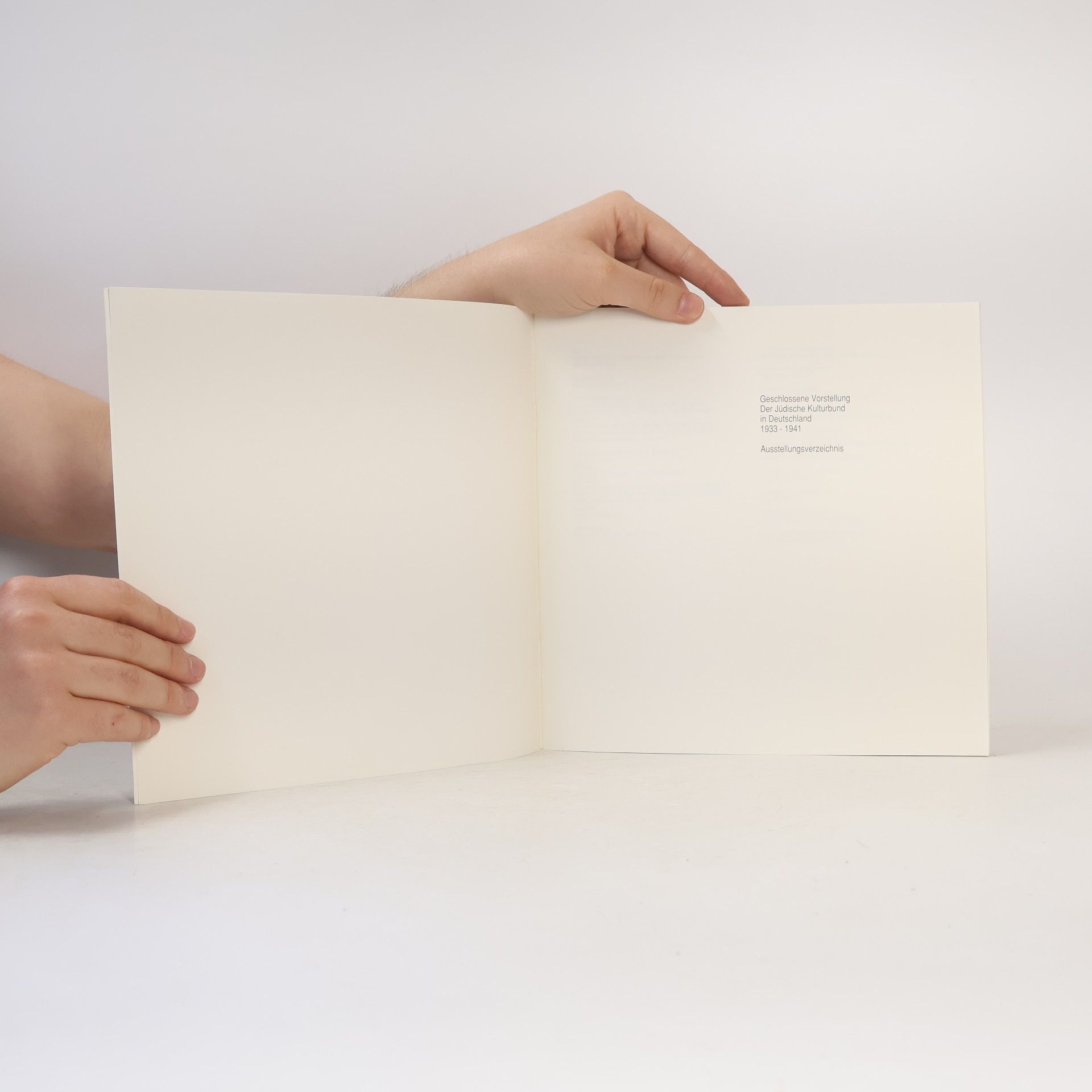 kolektiv Geschlossene Vorstellung Der Jüdische Kulturbund in Deutschland 1933-1941