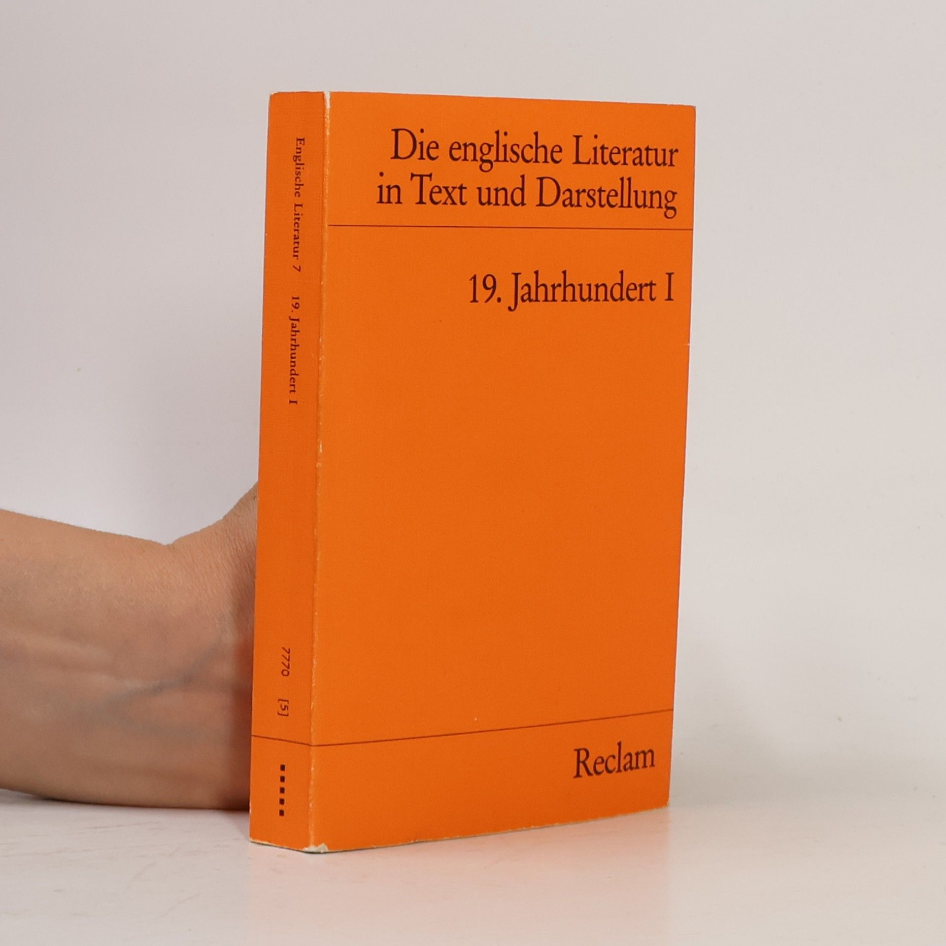 Various authors Die englische Literatur in Text und Darstellung