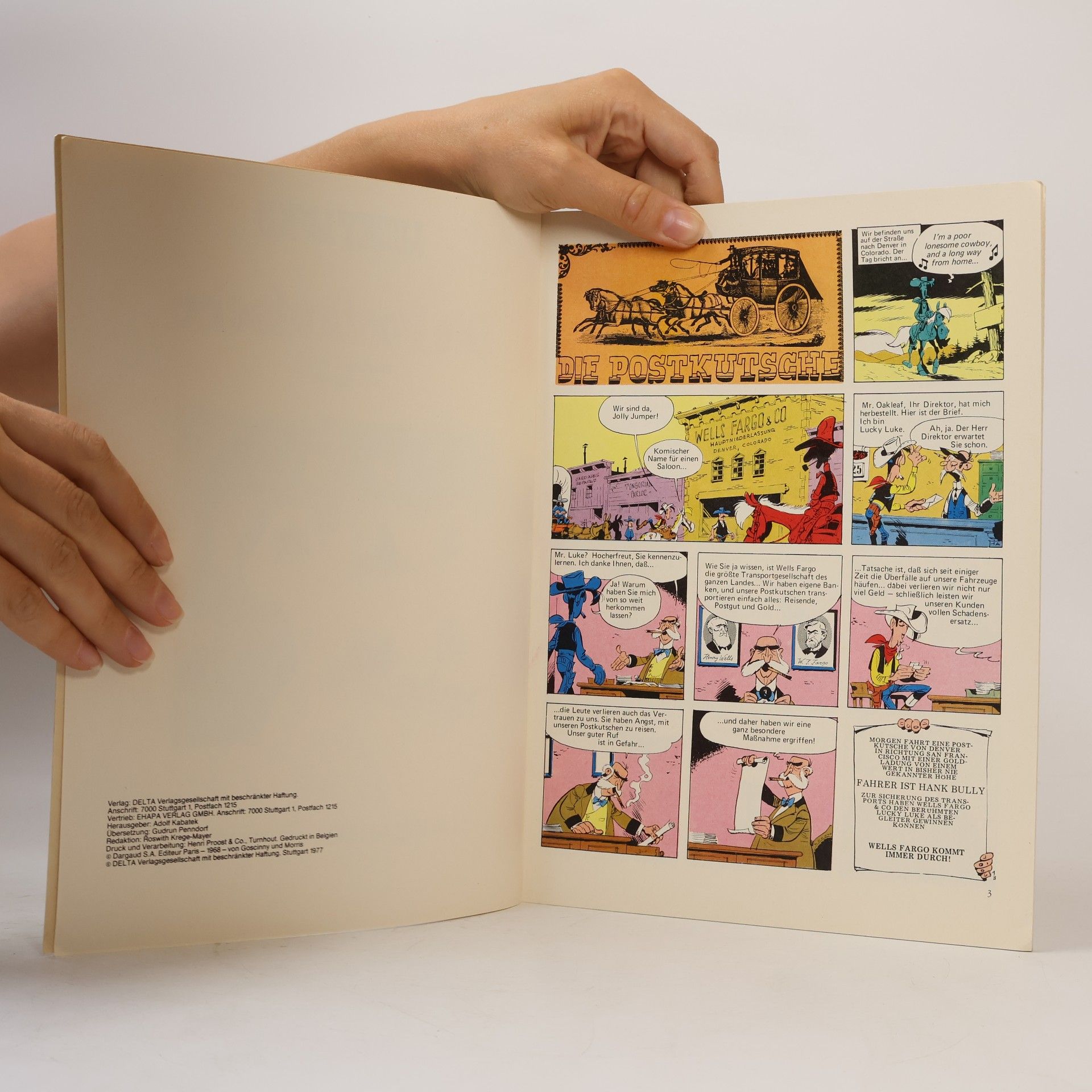 Collectif d'auteurs Lucky Luke, Band 15. Die Postkutsche