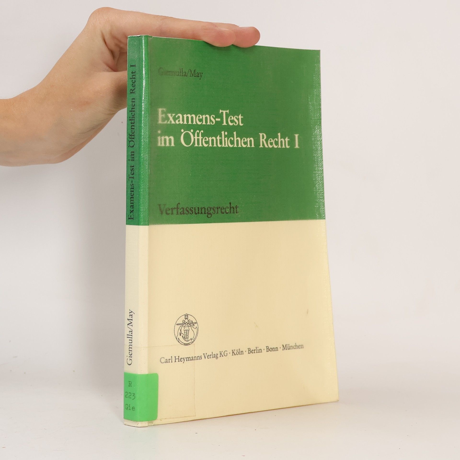 Various authors Examens-Test im öffentlichen Recht
