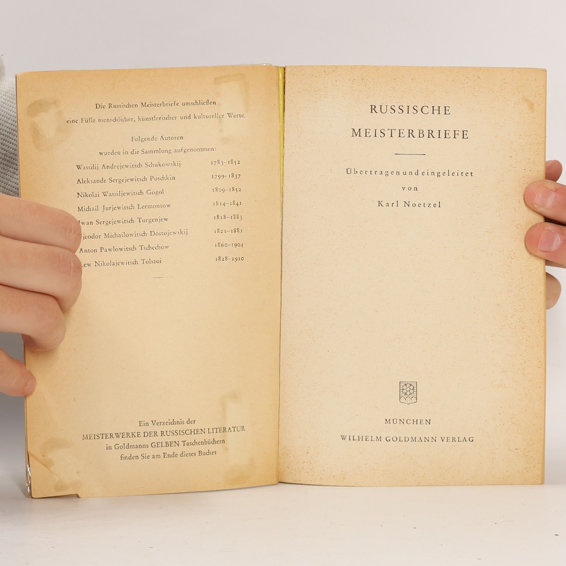 Collectif d'auteurs Russische Meisterbriefe