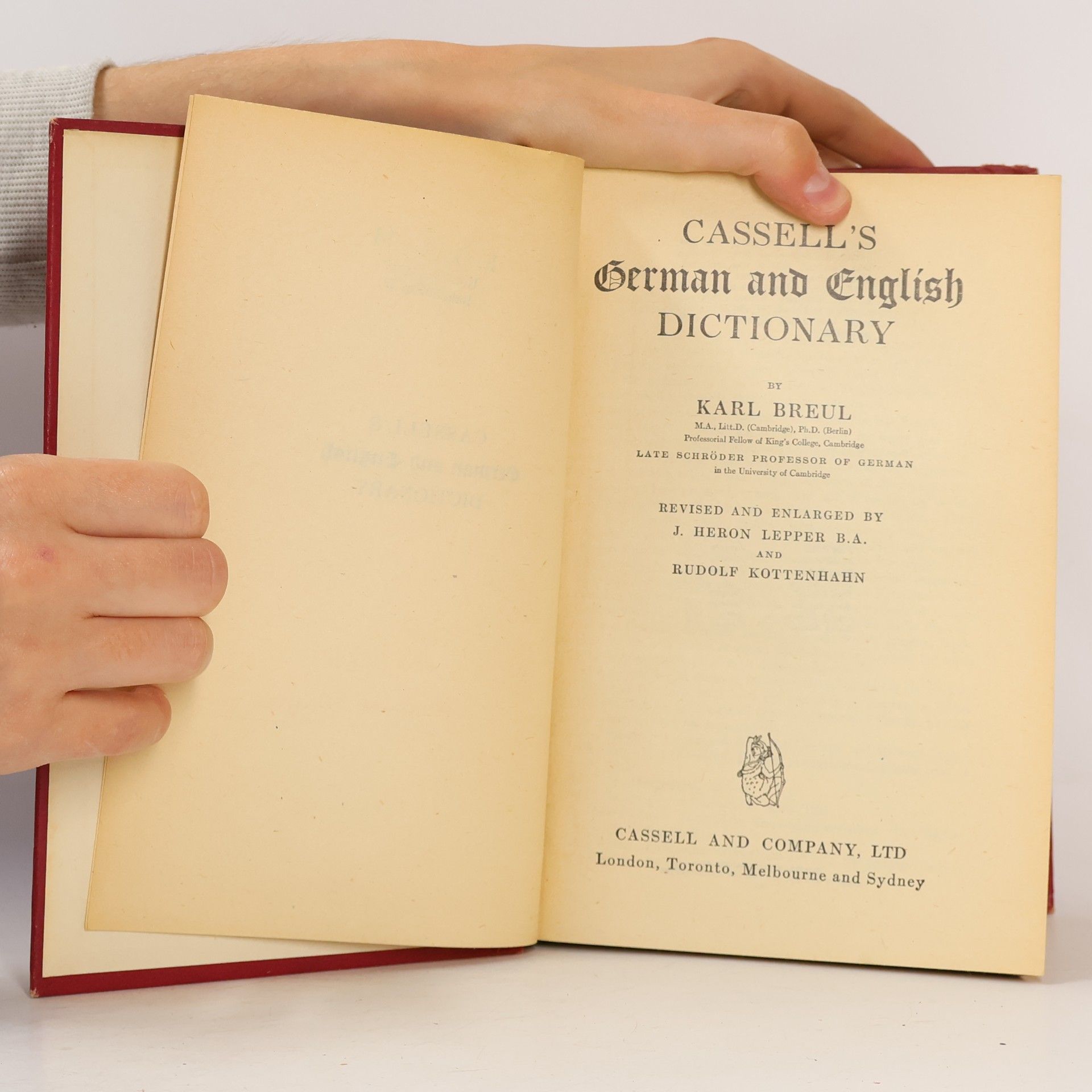Karl Breul Cassell's German and English Dictionary