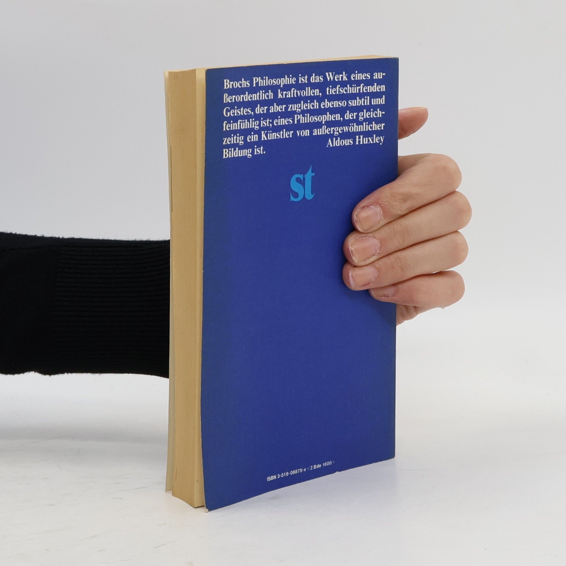 Hermann Broch Philosophische Schriften 2. Theorie