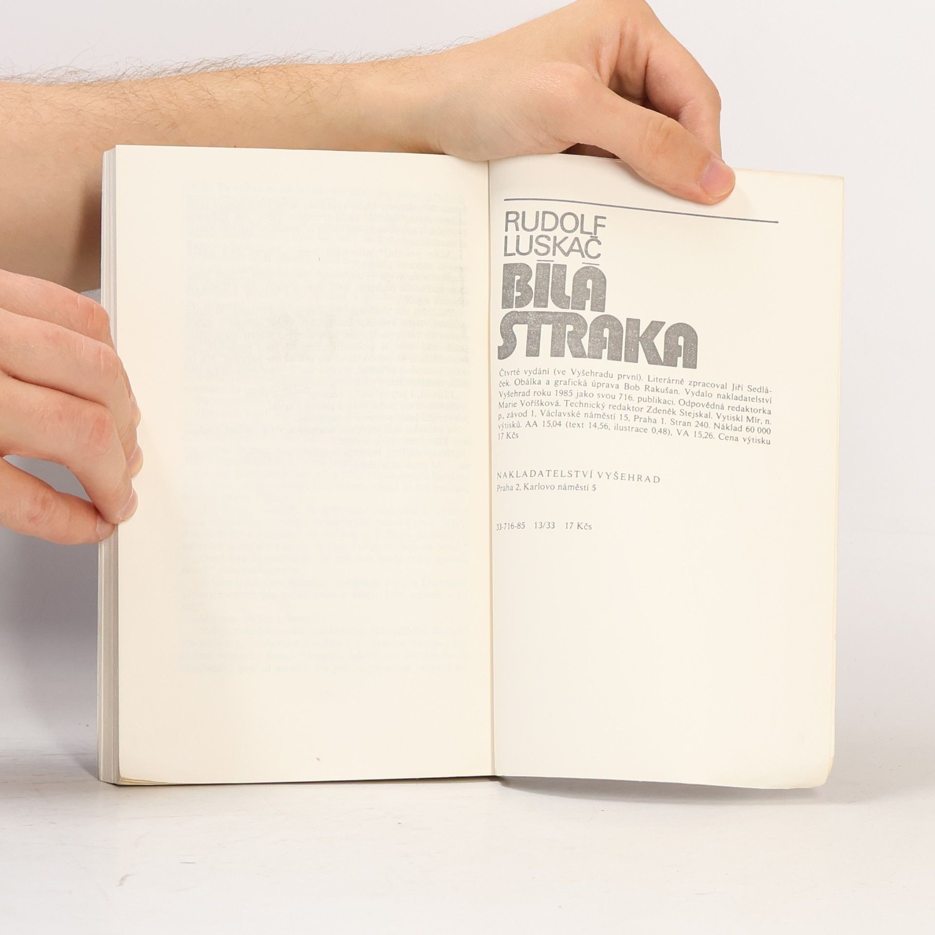 Rudolf Luskač Bílá straka