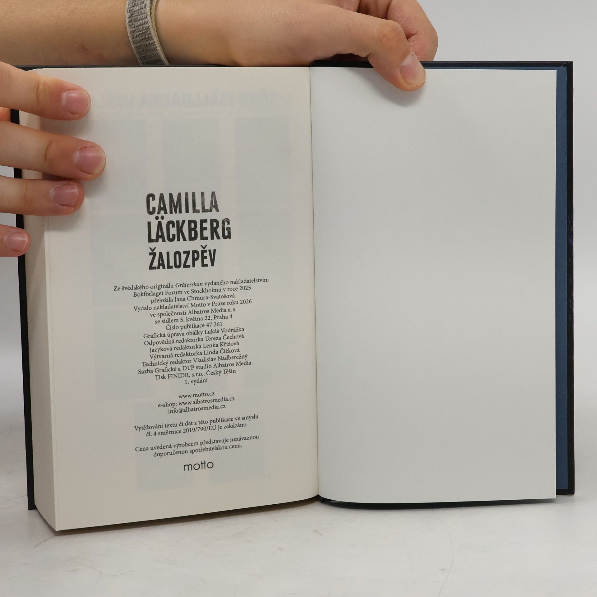 Camilla Läckberg Žalozpěv