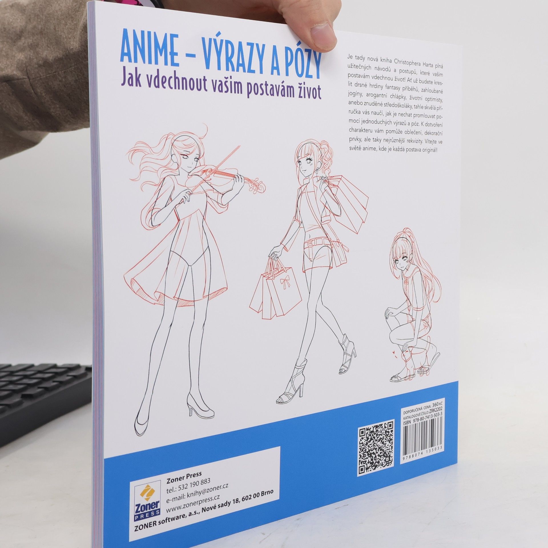Christopher Hart Anime - výrazy a pózy