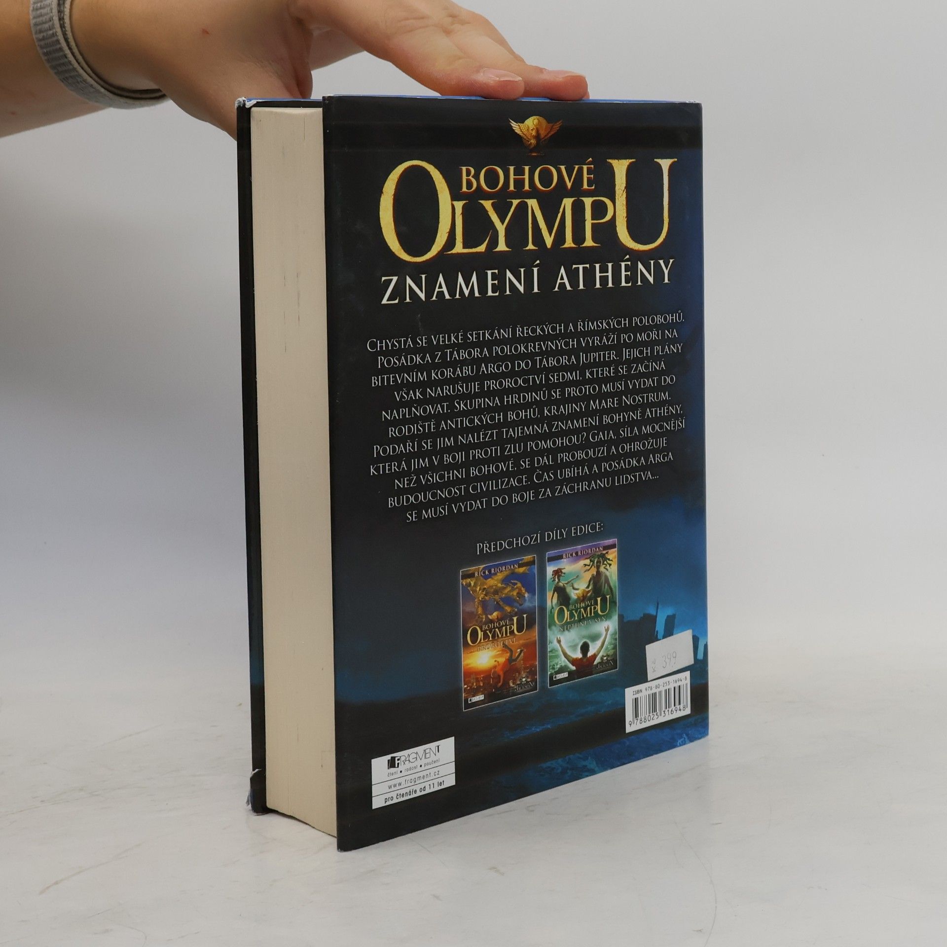 Rick Riordan Bohové Olympu. Znamení Athény