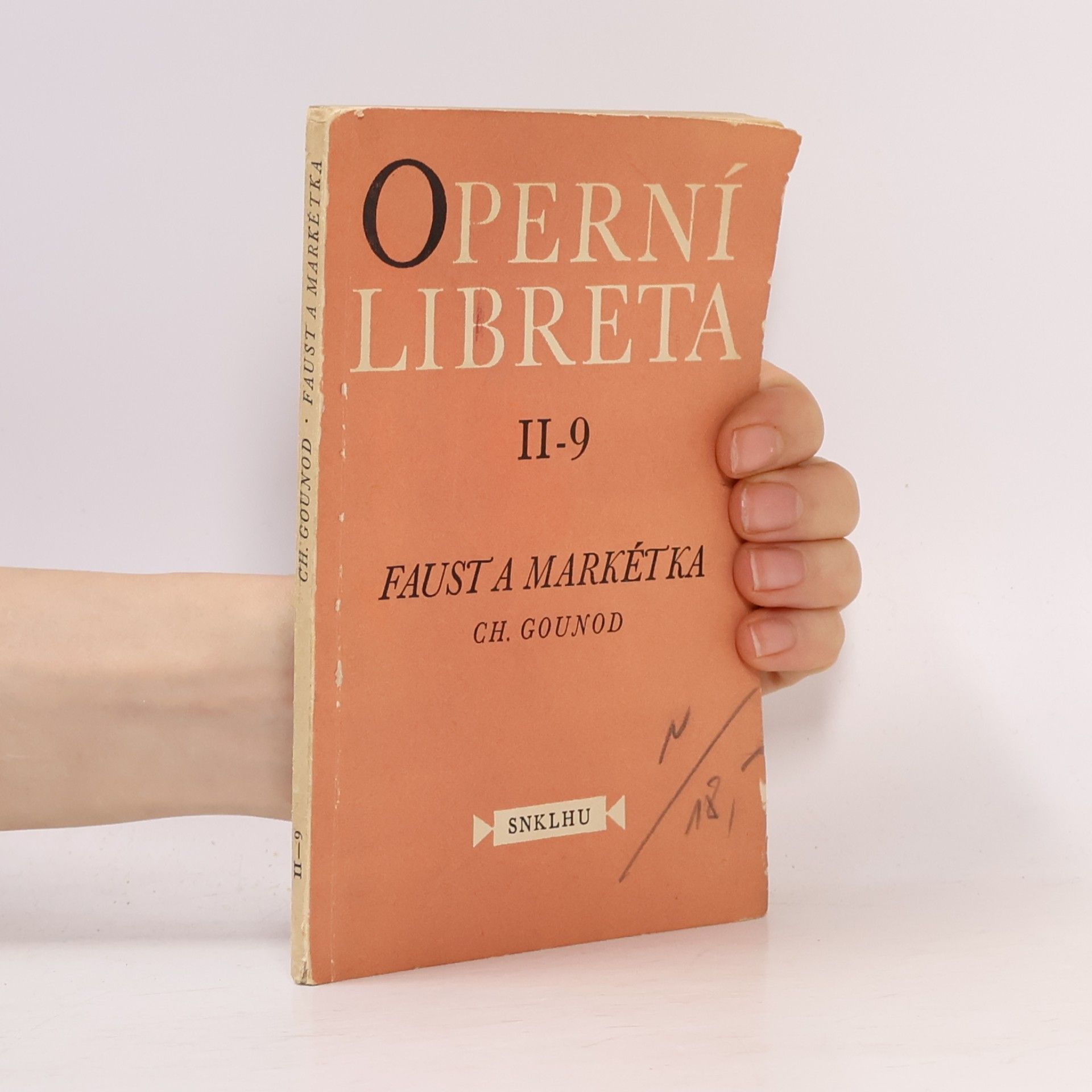 Operní libreta II-9 Faust a Markétka