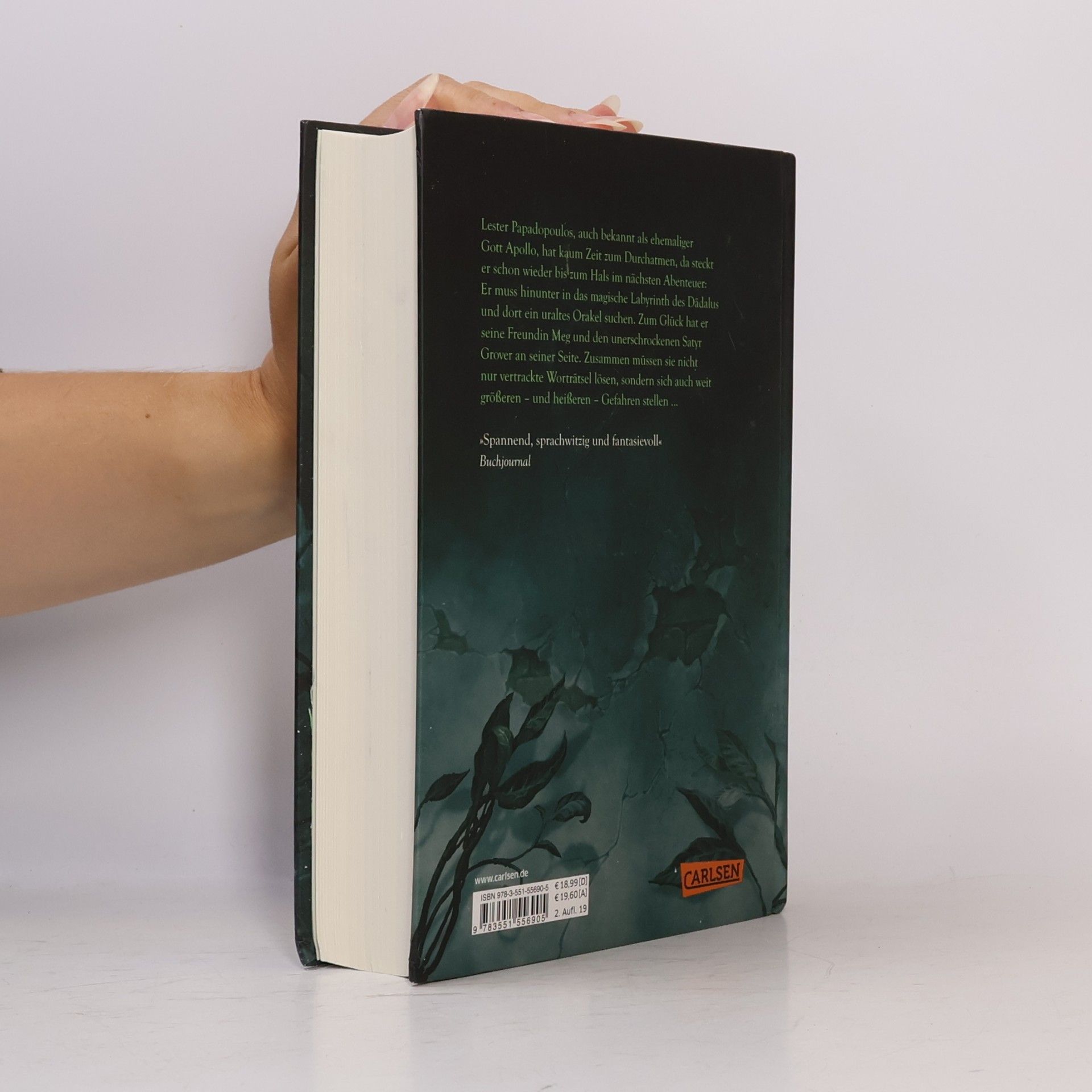 Rick Riordan Das brennende Labyrinth
