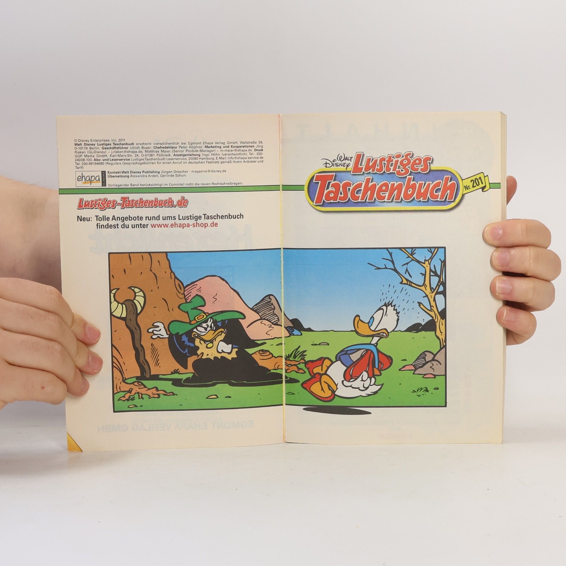 Walt Disney Lustiges Taschenbuch 201. Das Hexenlicht