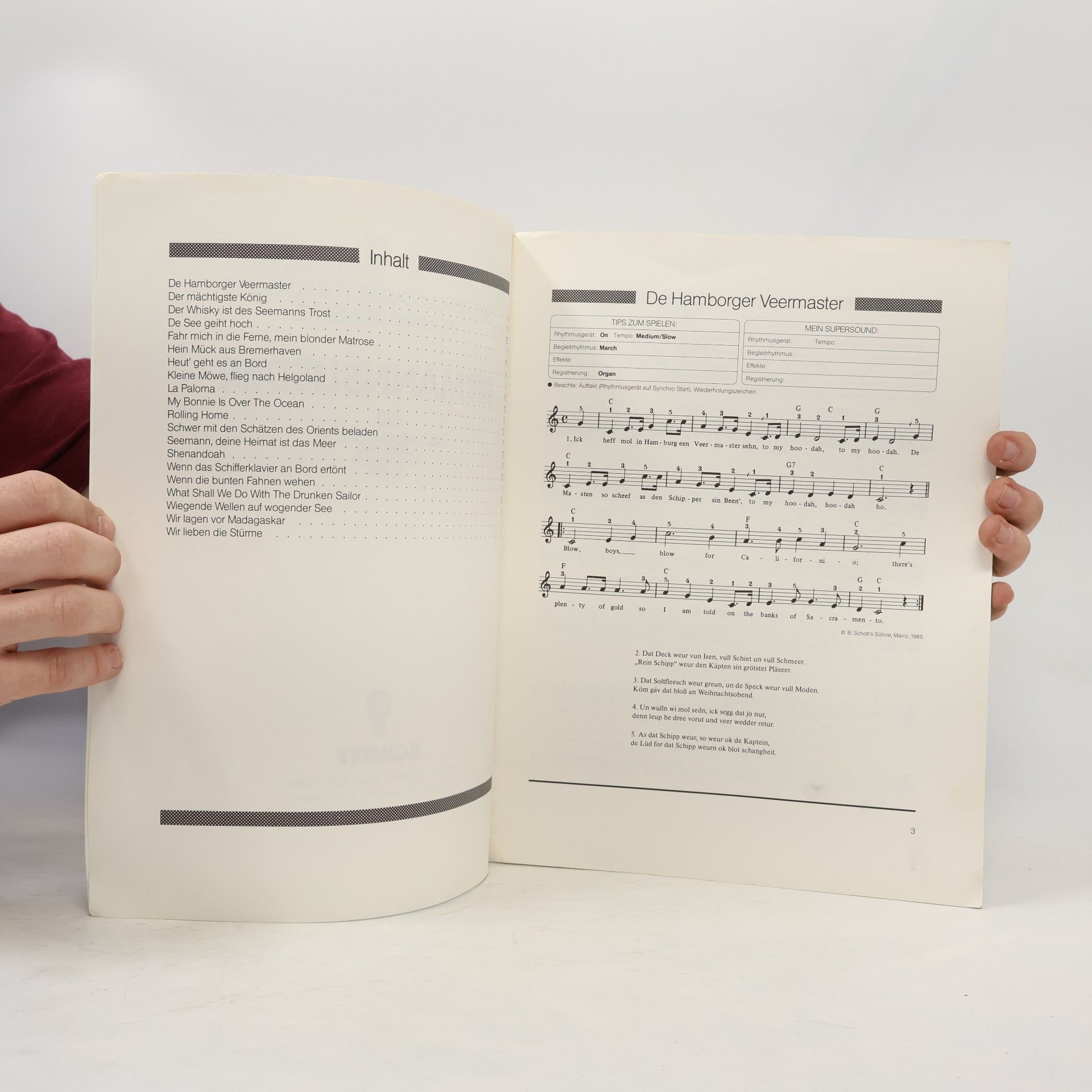 Autorenkollektiv Keyboard Klangwelt. Seemannslieder