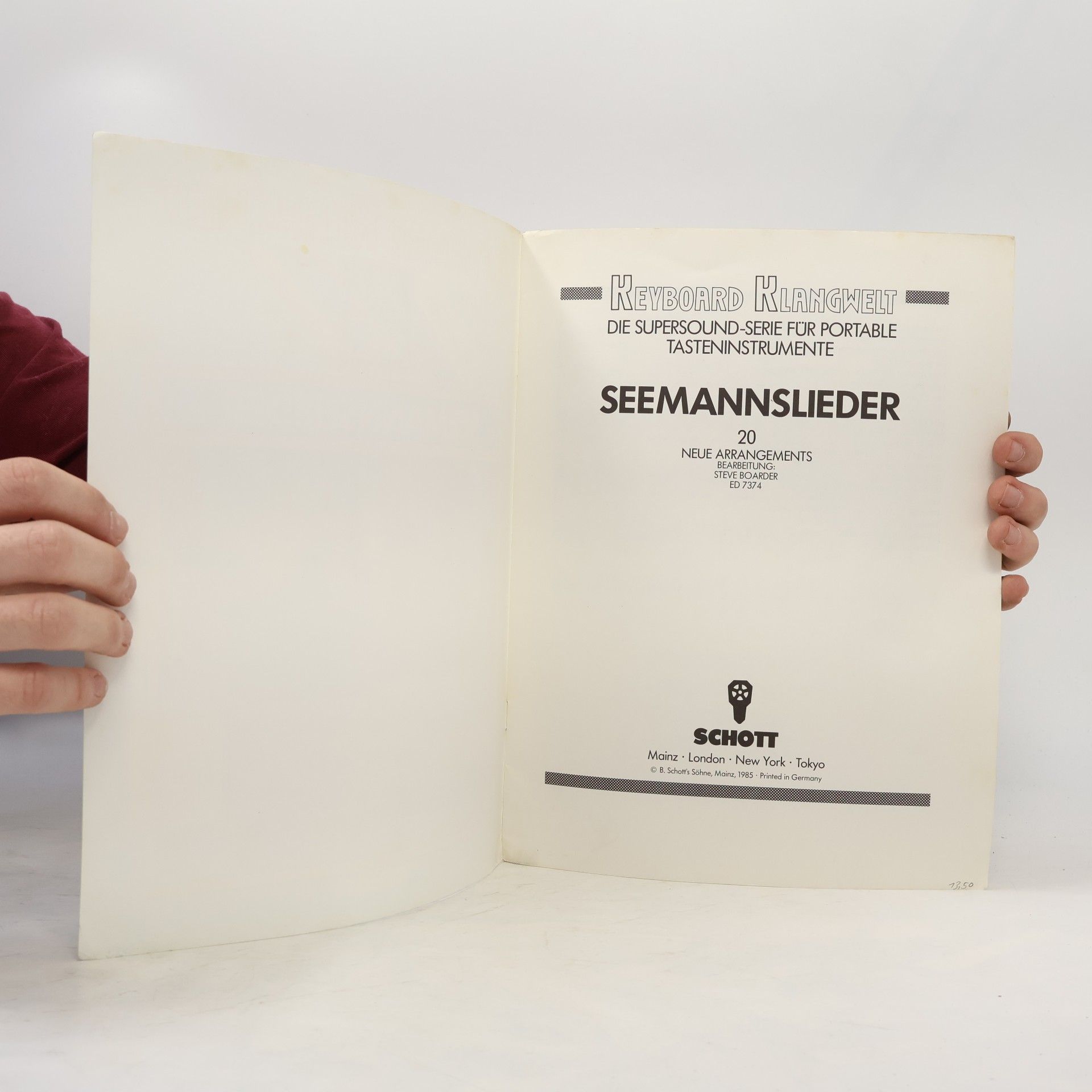 Autorenkollektiv Keyboard Klangwelt. Seemannslieder