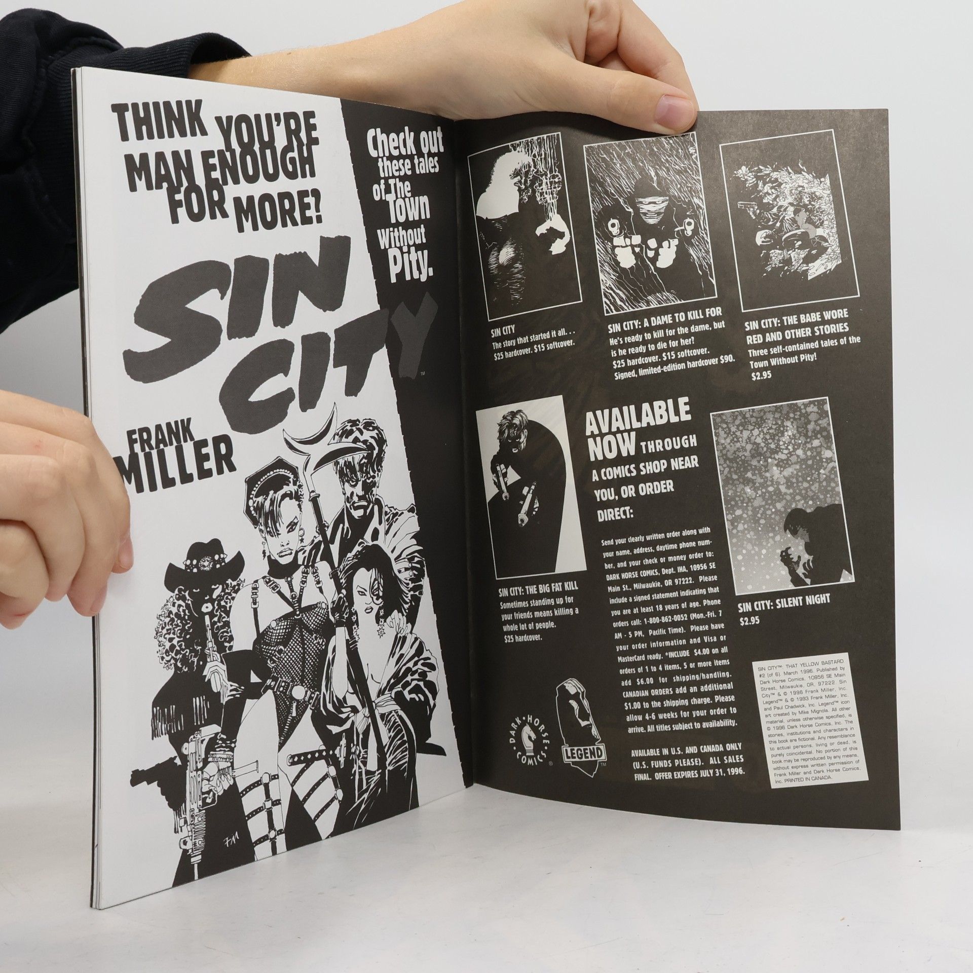 Frank Miller Sin City. That Yellow Bastard 2