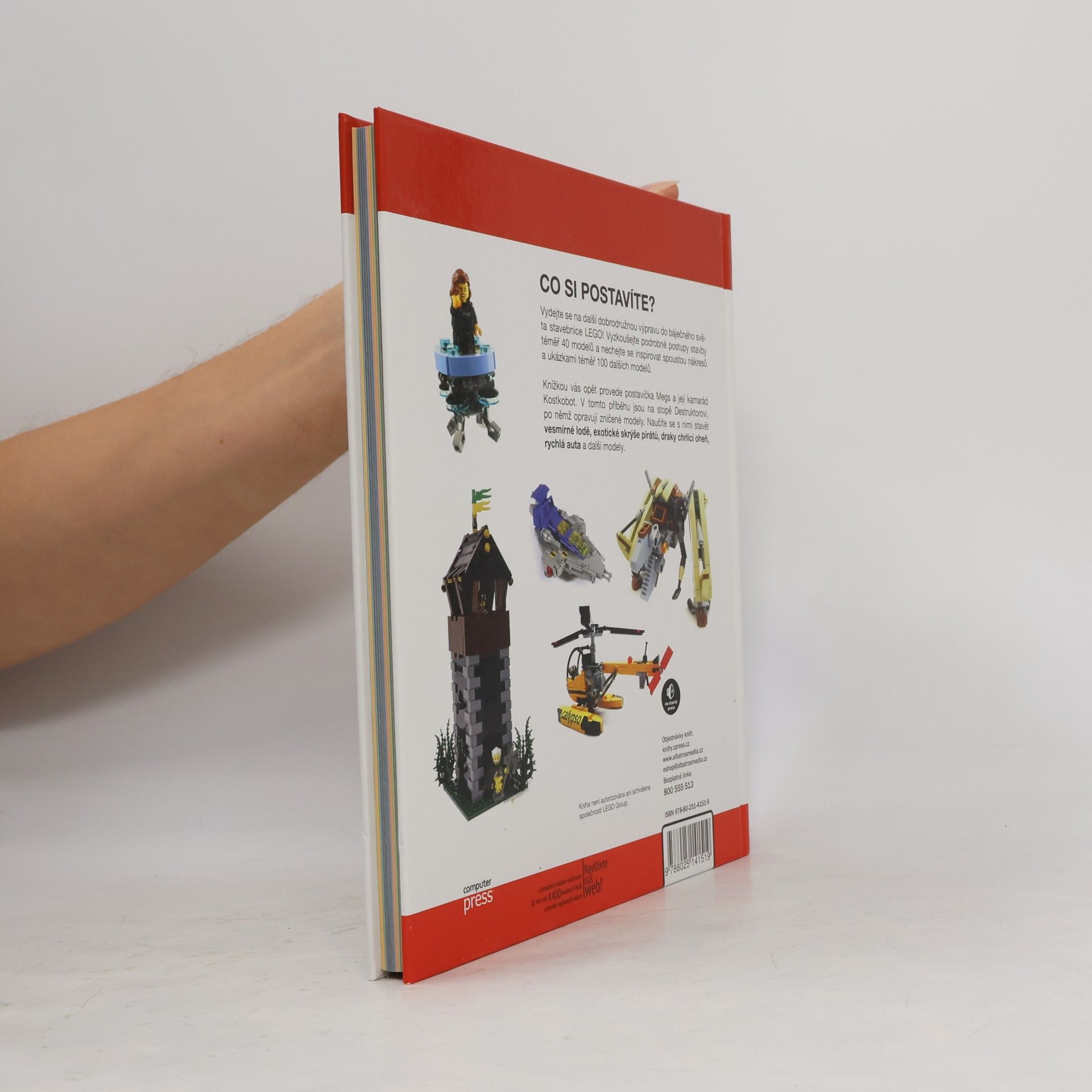 Megan Rothrock LEGO - cesta za dobrodružstvím: Vesmírné lodě, piráti, draci a další!