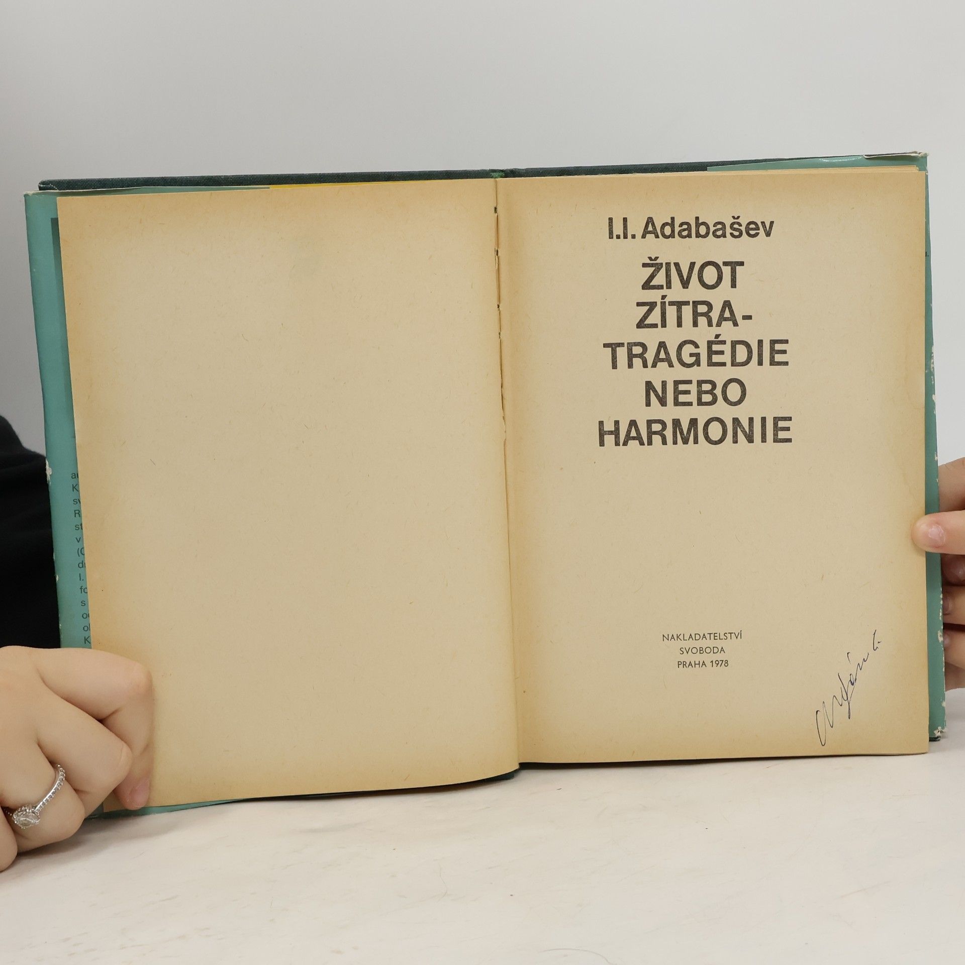 I.I. Adabašev Život zítra - tragédie nebo harmonie