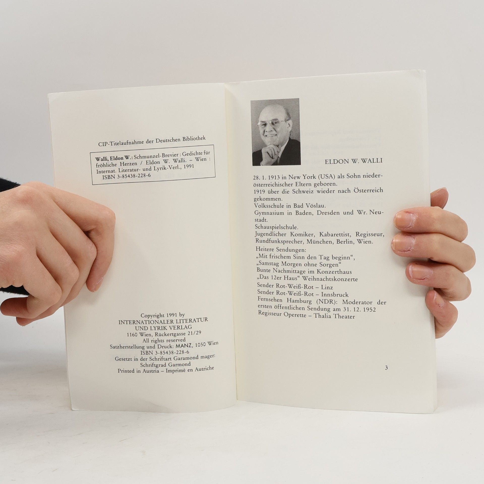 Eldon W. Walli Schmunzel-Brevier