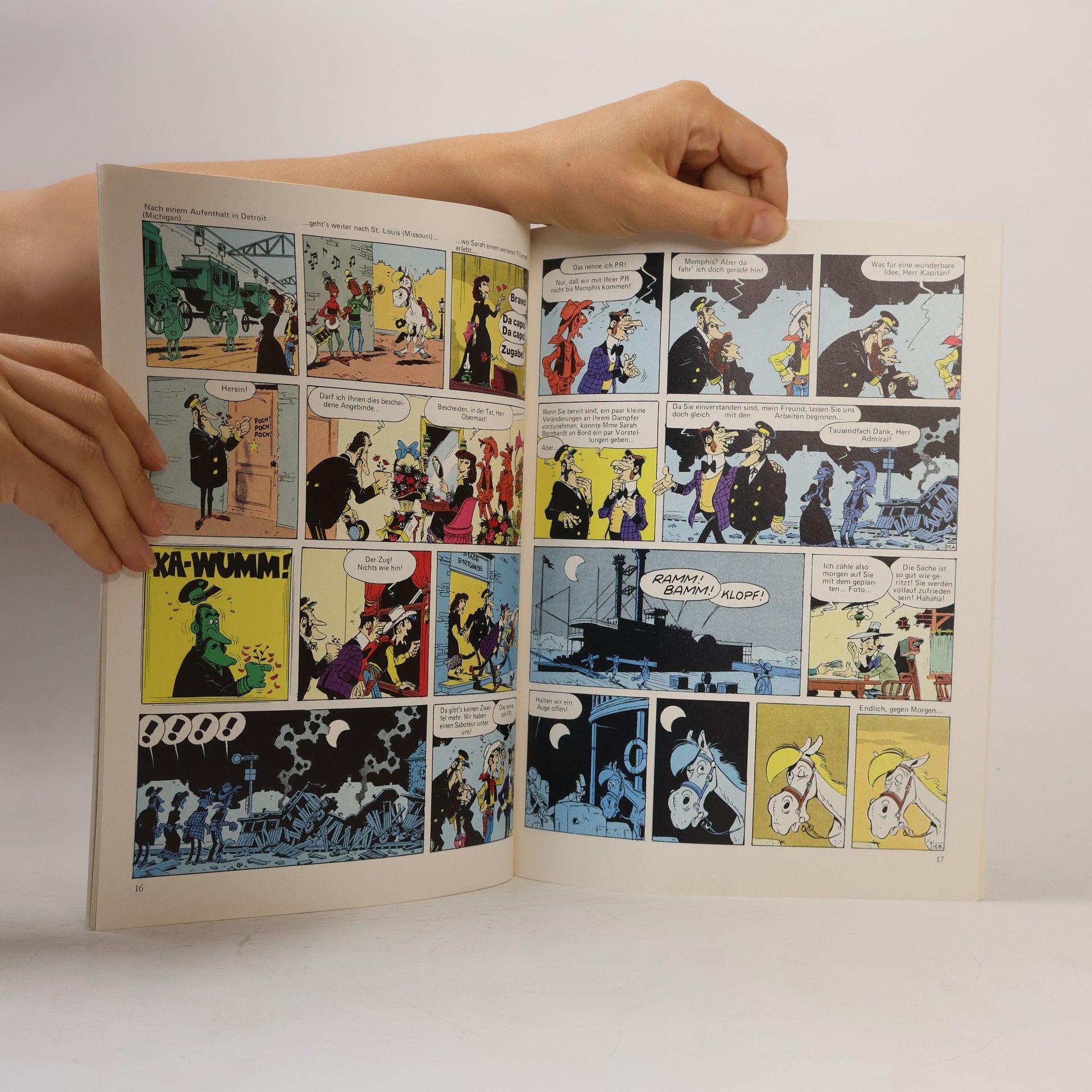 Xavier Fauche Lucky Luke 35. Sarah Bernhardt
