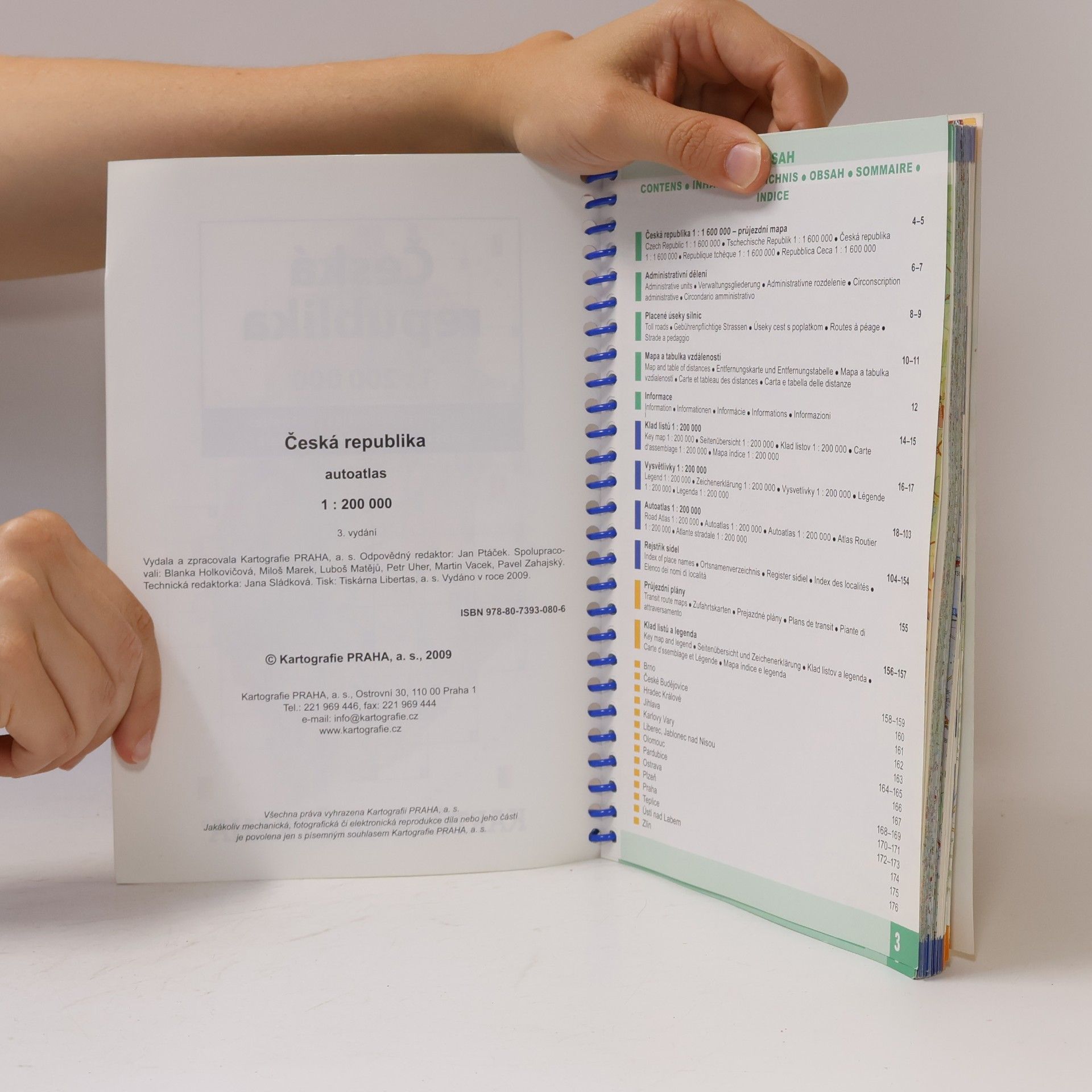Kolektiv autorů Česká republika autoatlas 1:200 000