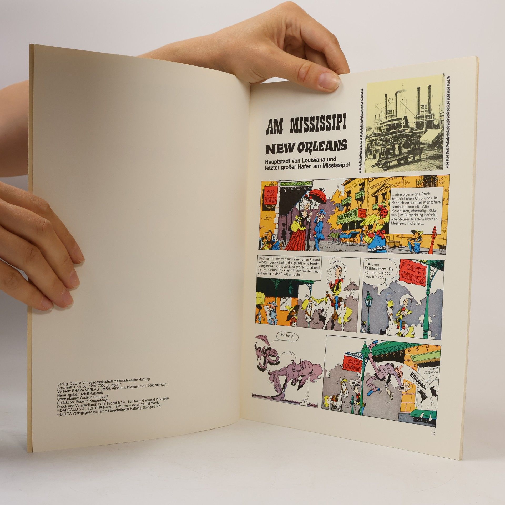 René Goscinny Lucky Luke. Band 20. Am Mississippi
