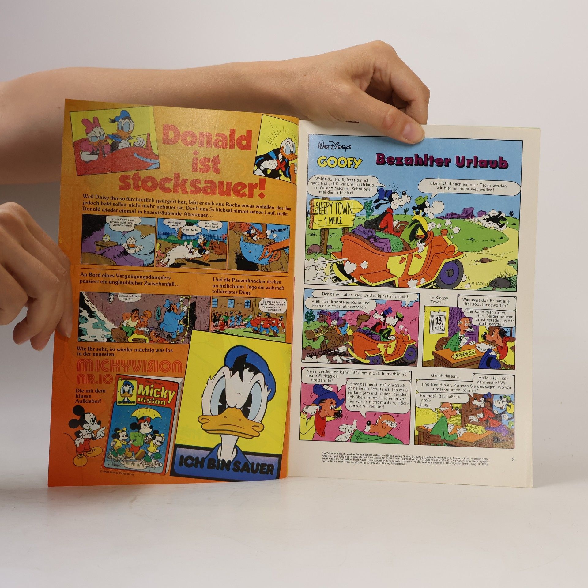 Walt Disney Goofy 10/1982
