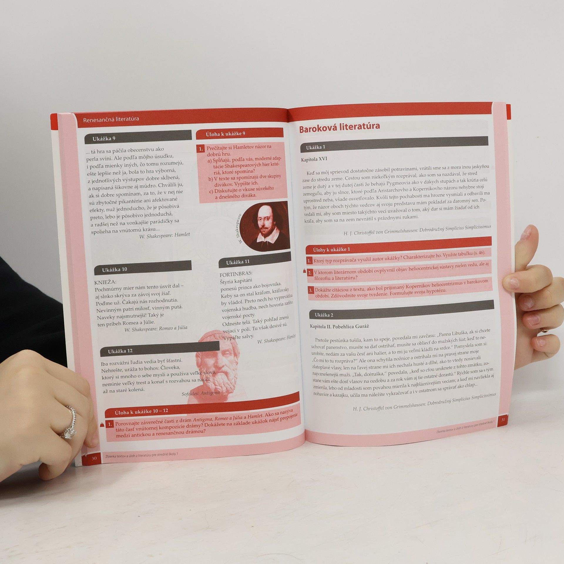 Milada Caltíková Zbierka textov a úloh z literatúry pre stredné školy I