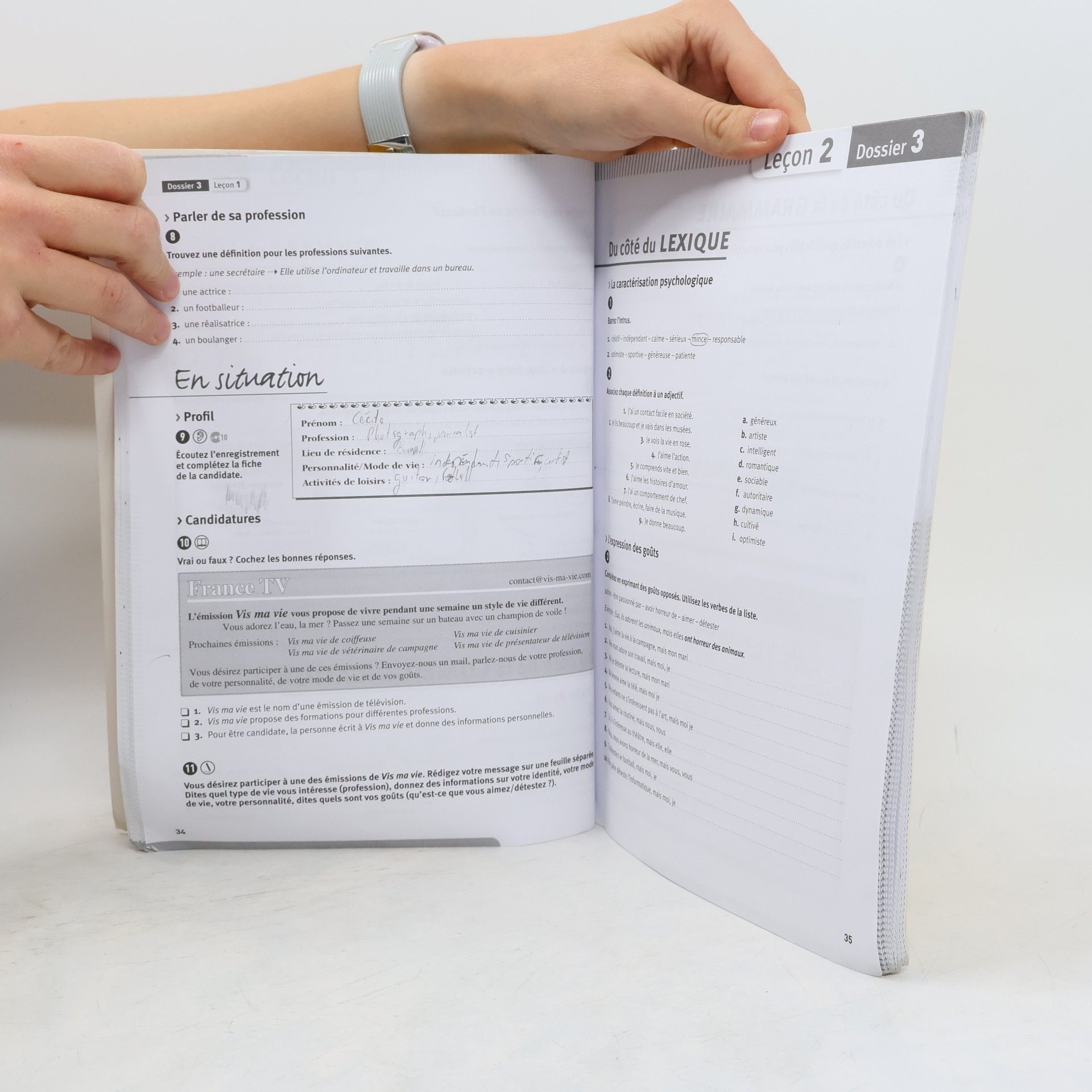Anne Berthet Alter ego + : méthode de français. 1, Cahier d'activités