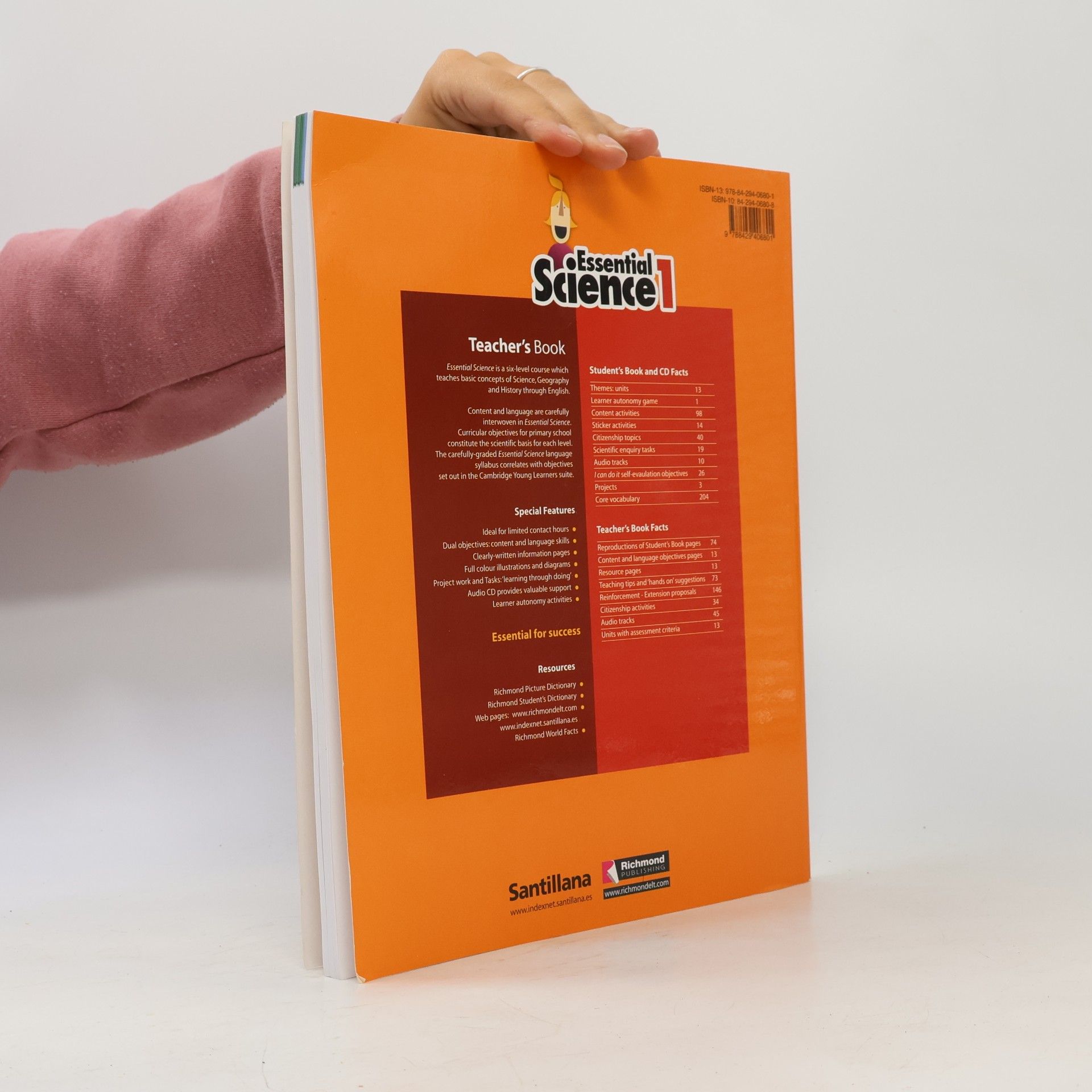 Locke, Margaret et al TEACHER BOOK ESSENTIAL SCIENCE 1 PRIMARIA