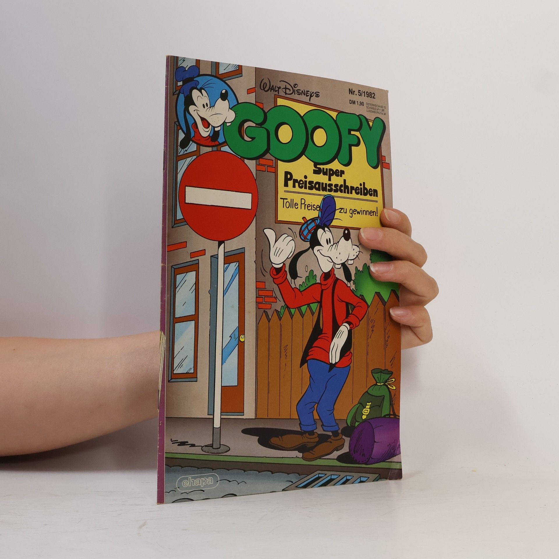 Walt Disney Goofy 5/1982. Super Preisausschreiben