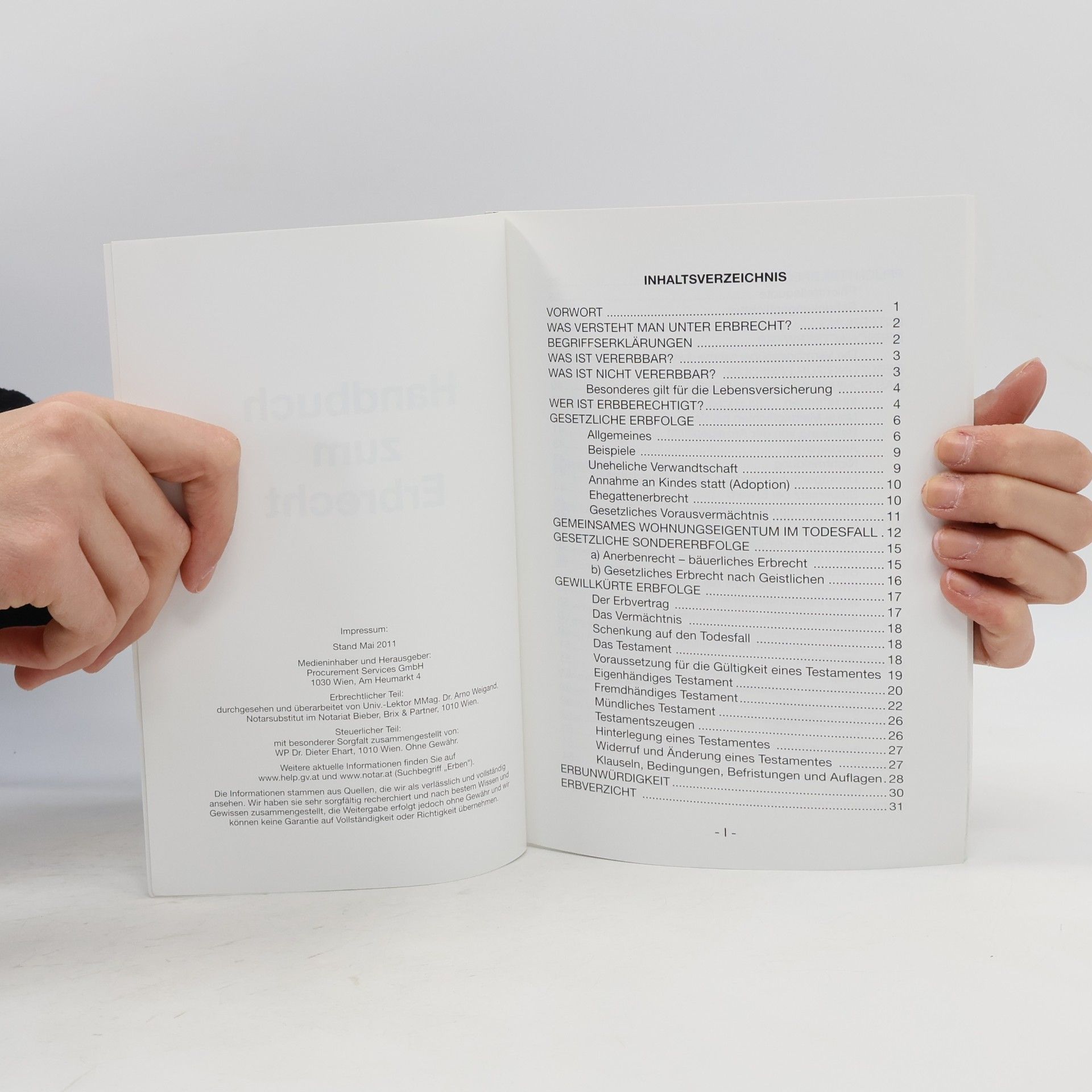 Various authors Handbuch zum Erbrecht