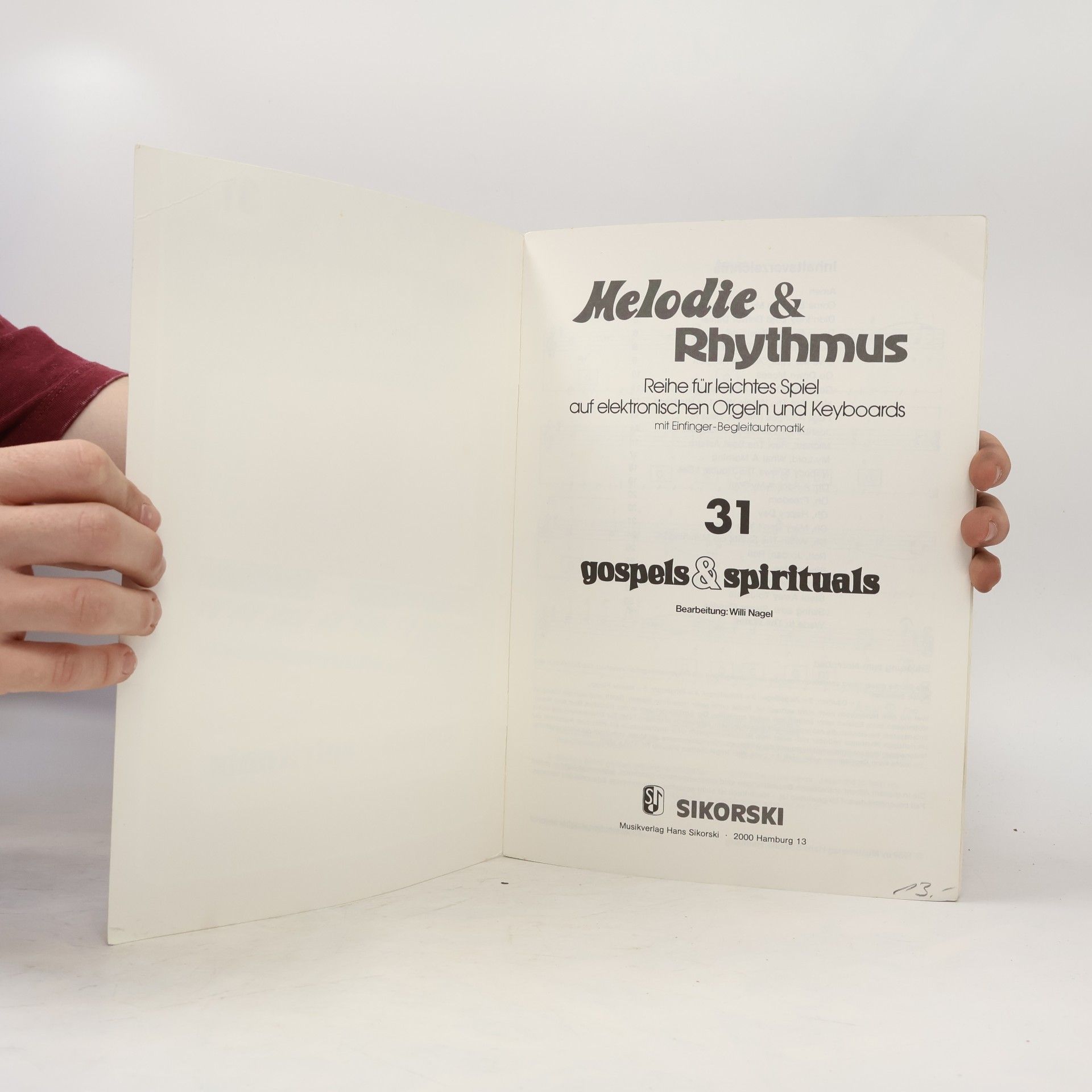 Willi Nagel Melodie & Rhythmus 31