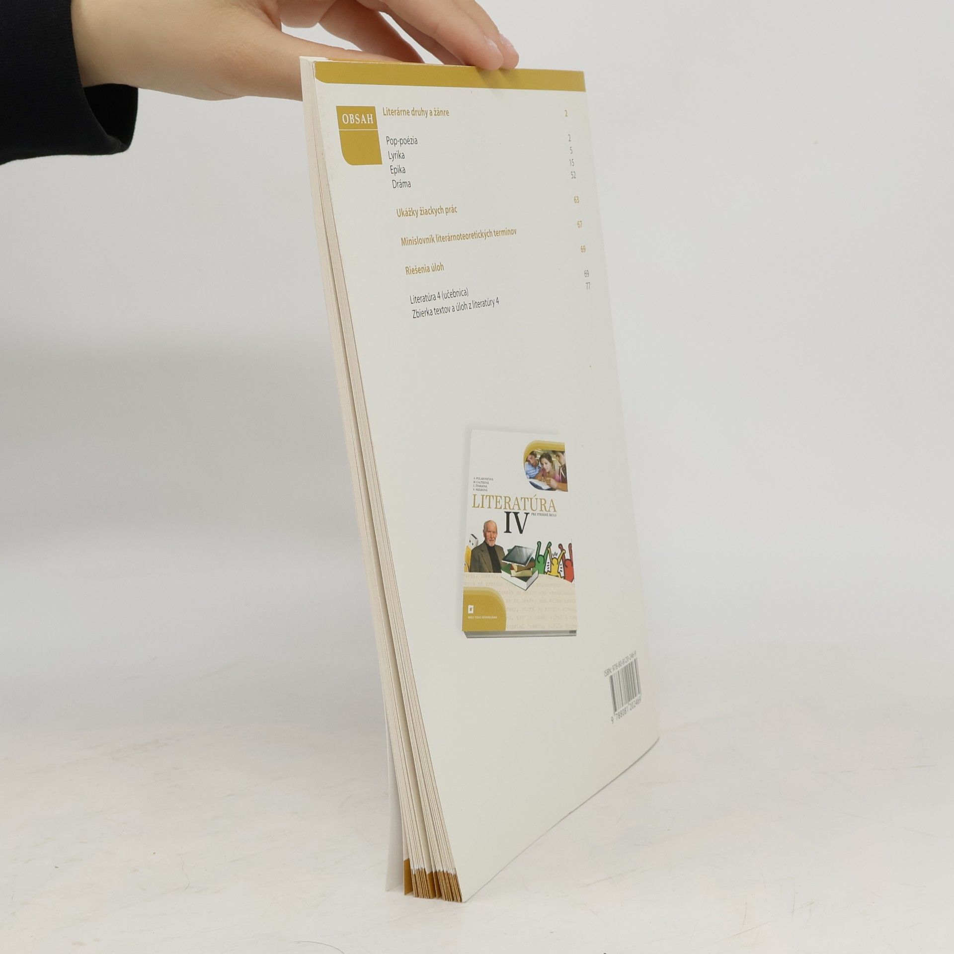 Alena Polakovičová Zbierka textov a úloh z literatúry pre stredné školy 4