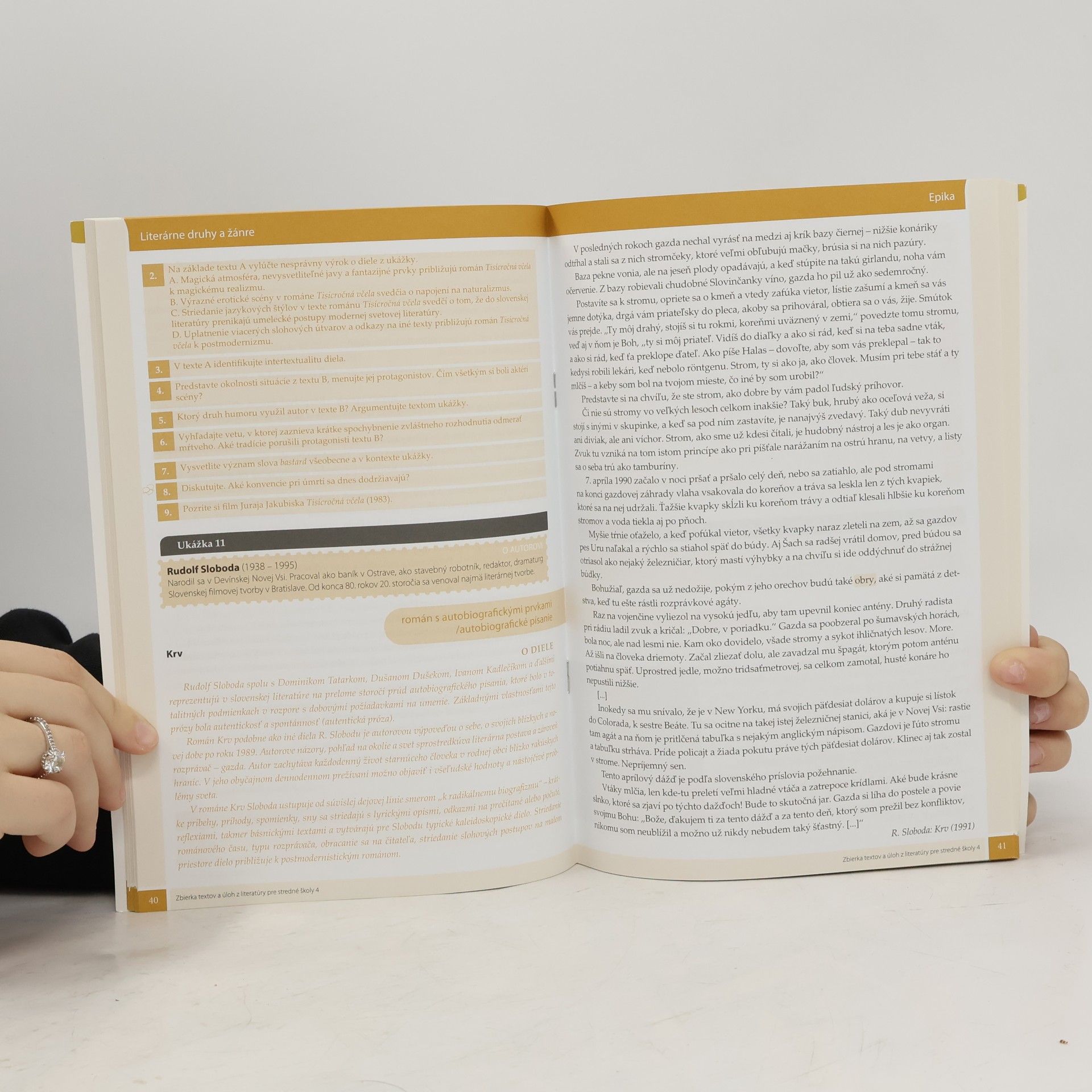 Alena Polakovičová Zbierka textov a úloh z literatúry pre stredné školy 4