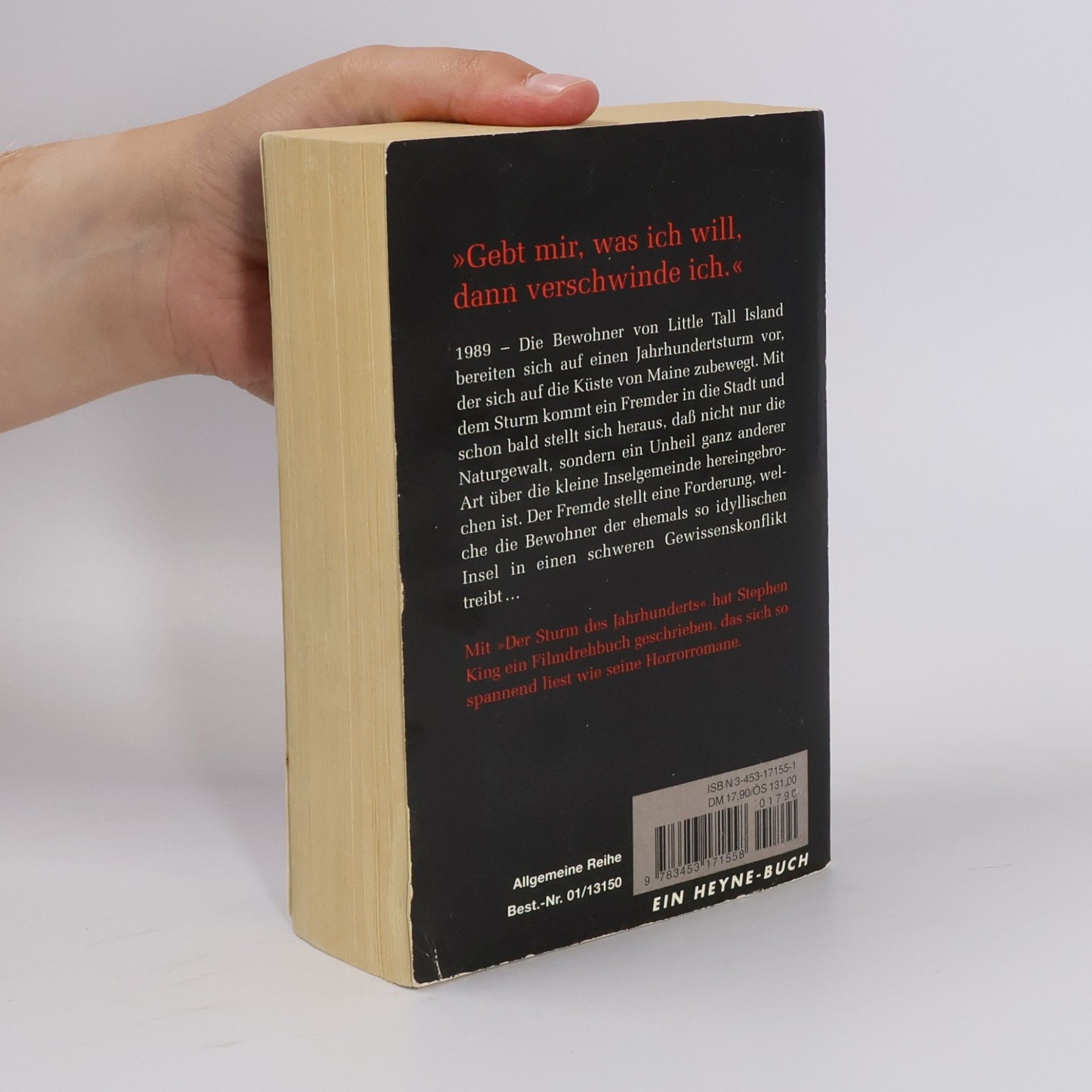 Stephen King Der Sturm des Jahrhunderts