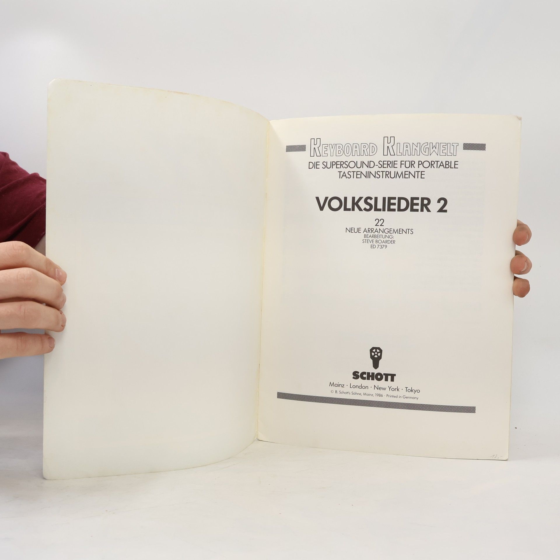 Autorenkollektiv Keyboard Klangwelt Volkslieder 2