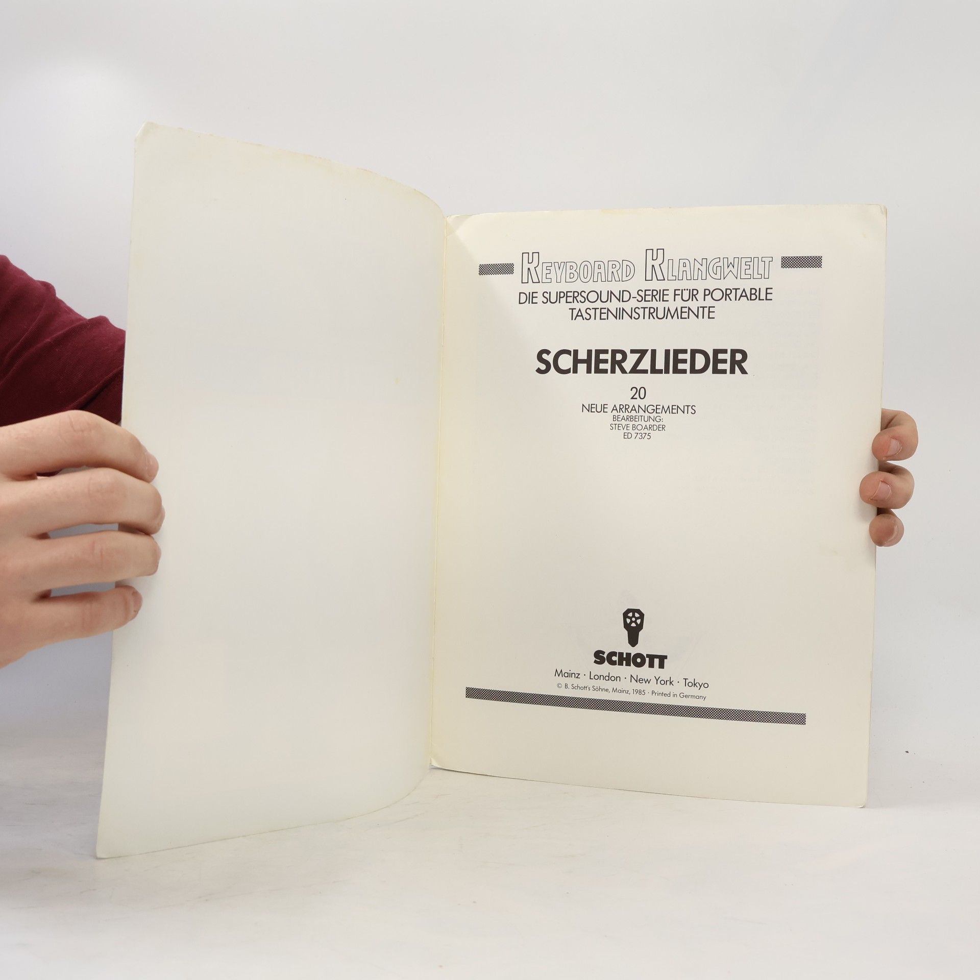 Autorenkollektiv Keyboard Klangwelt. Scherzlieder 20