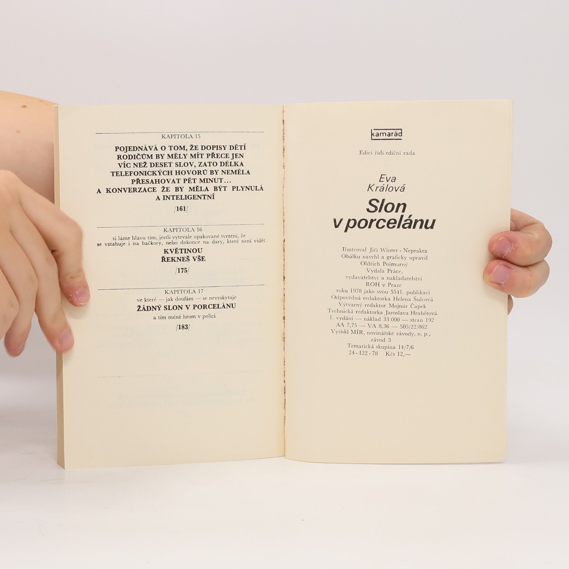 Králová Eva Slon v porcelánu