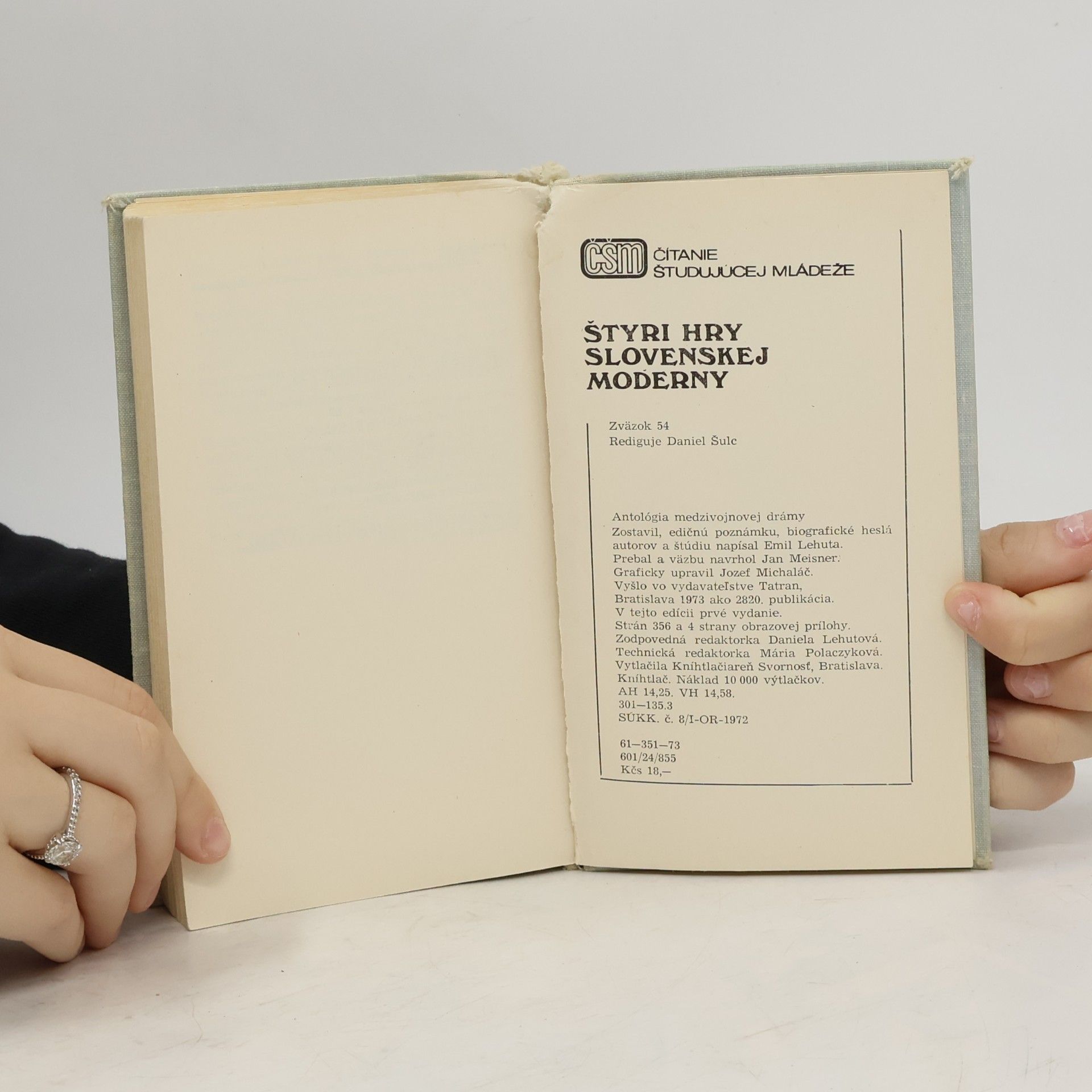 Emil Lehuta Štyri hry slovenskej moderny