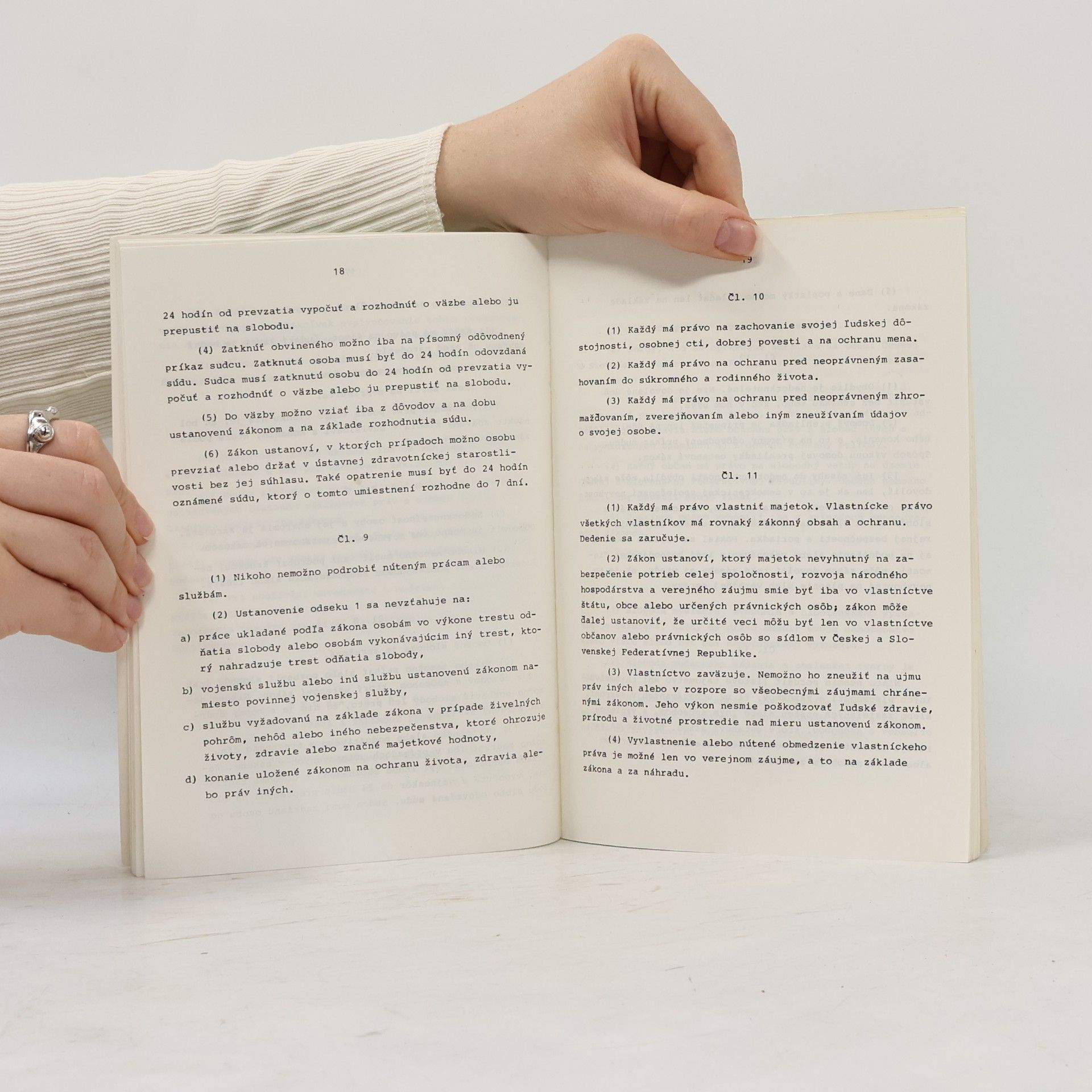 Various authors Listina základných práv a slobôd