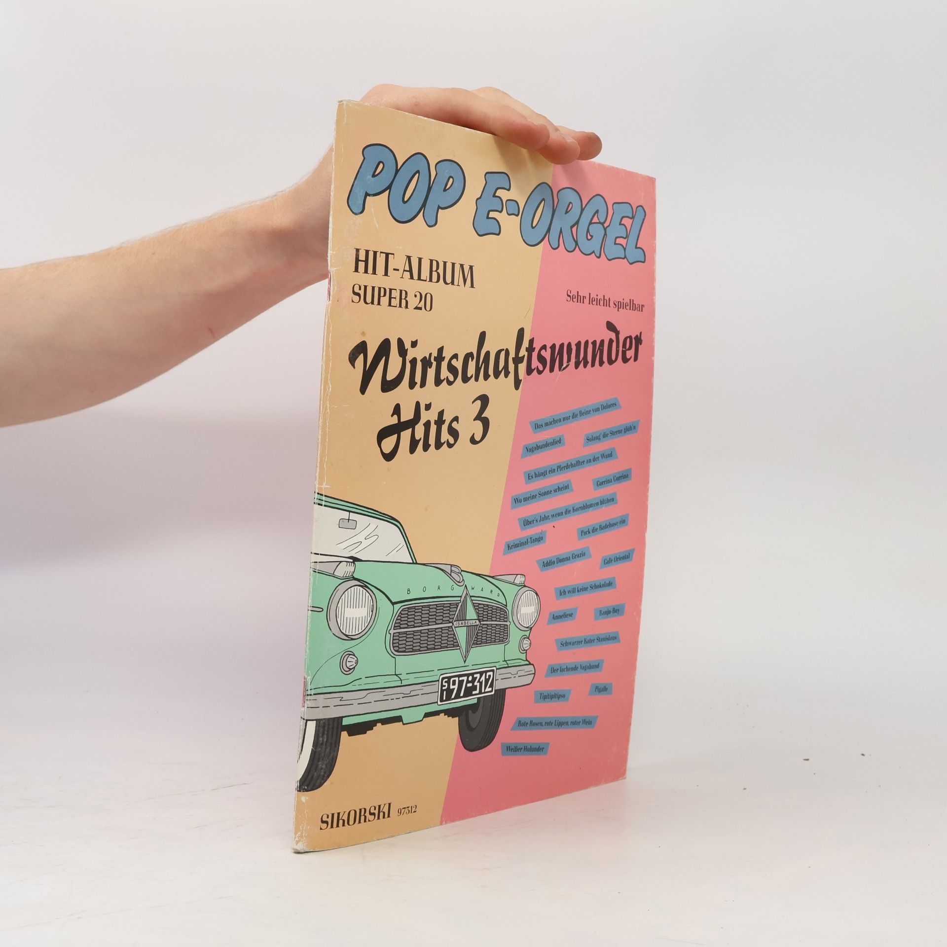 Various authors Pop E-Orgel. Hit-Album Sper 20