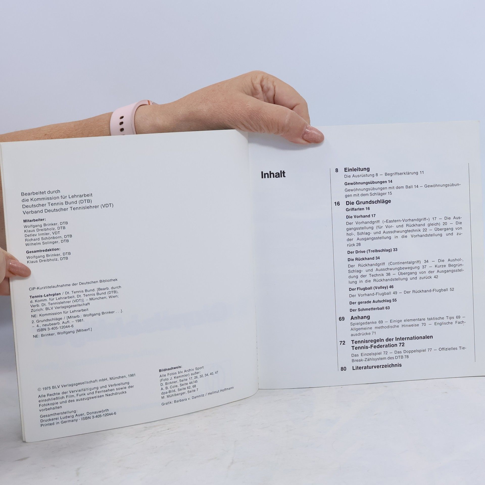 Wolfgang Brinker Tennis-Lehrplan 2
