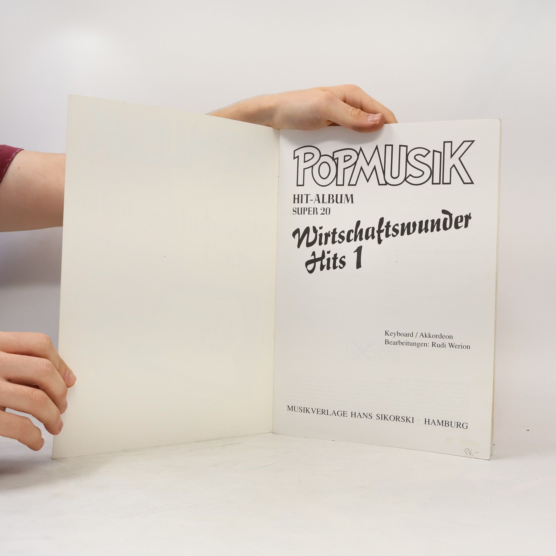 Various authors Popmusik Hit-Album. Super 20