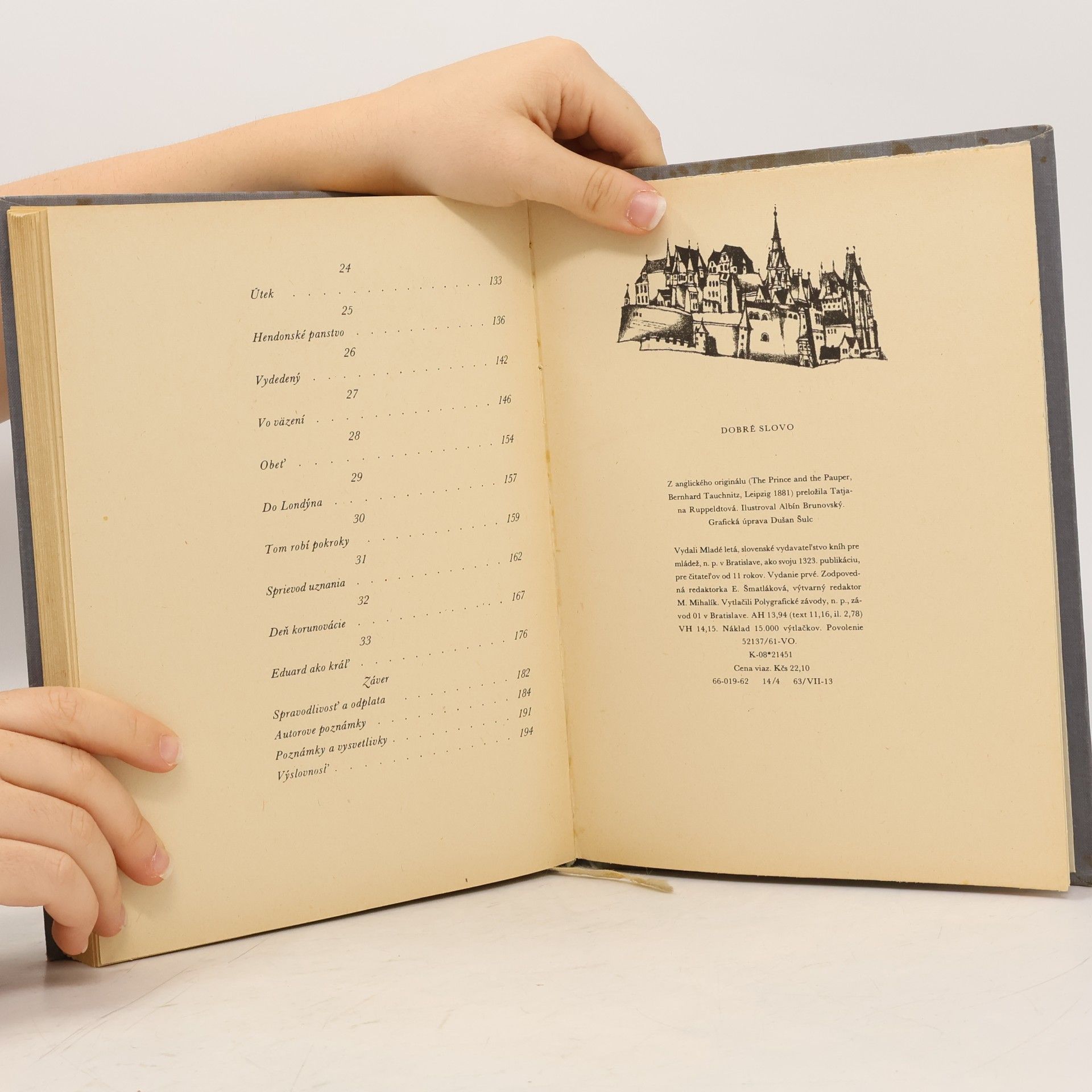 Mark Twain Princ a bedár