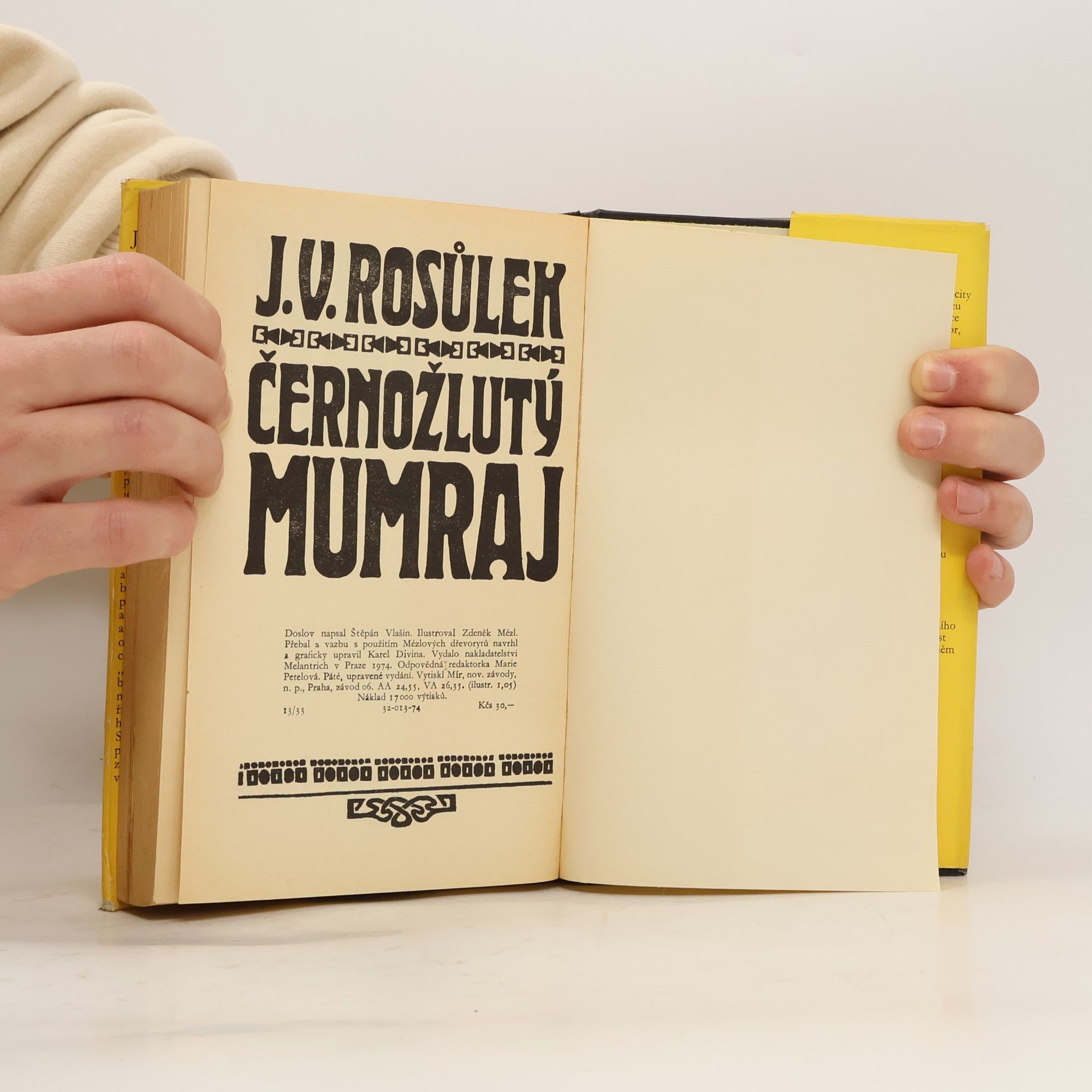 Jan Václav Rosůlek Černožlutý mumraj