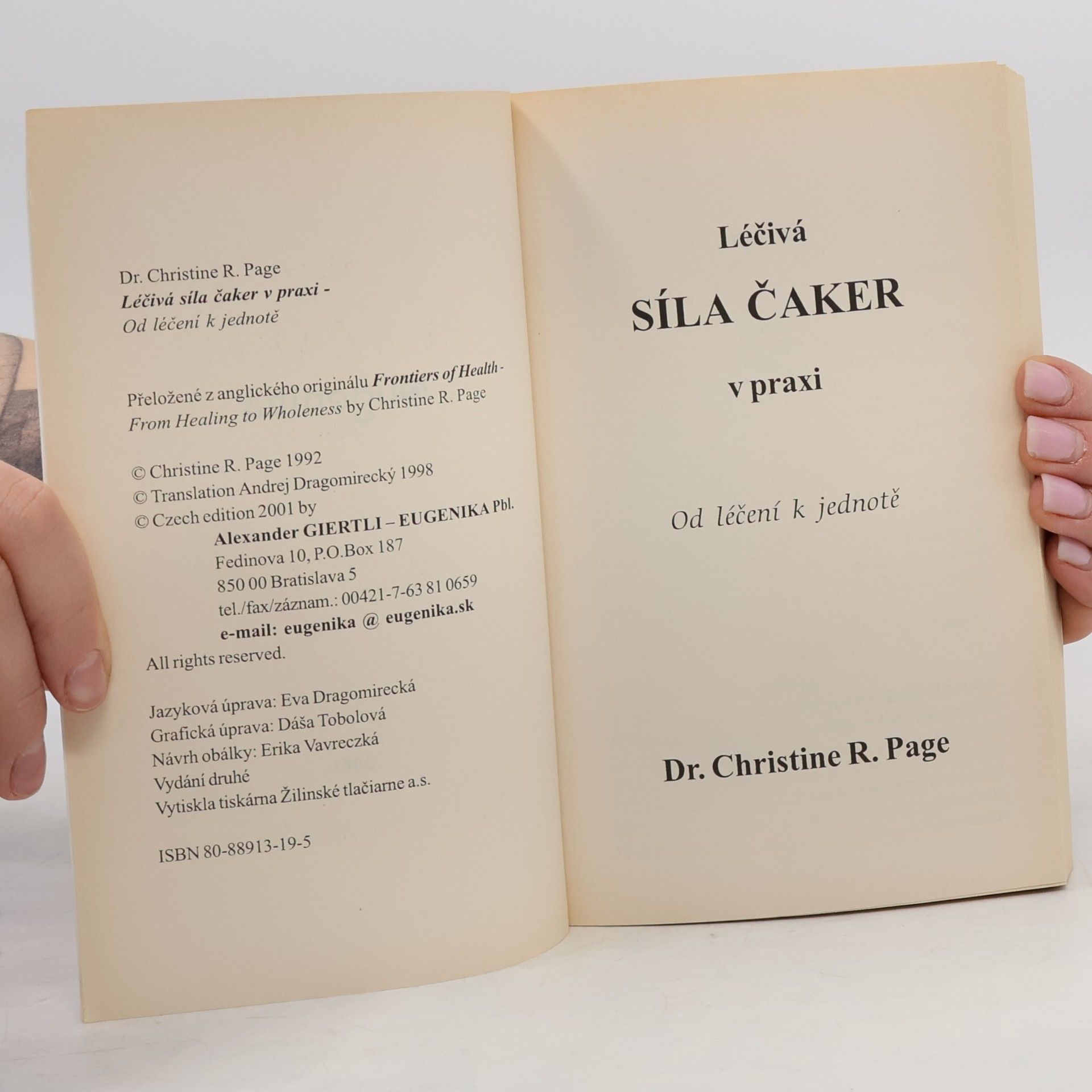 Christine R. Page Léčivá síla čaker v praxi