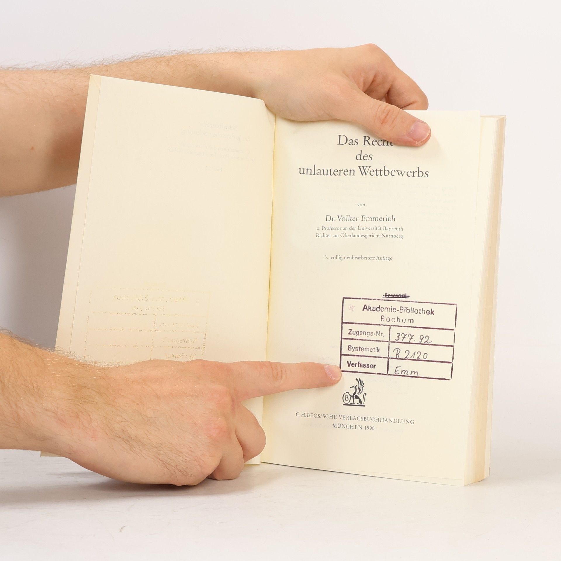 Volker Emmerich JuS-Schriftenreihe - 80: Das Recht des unlauteren Wettbewerbs