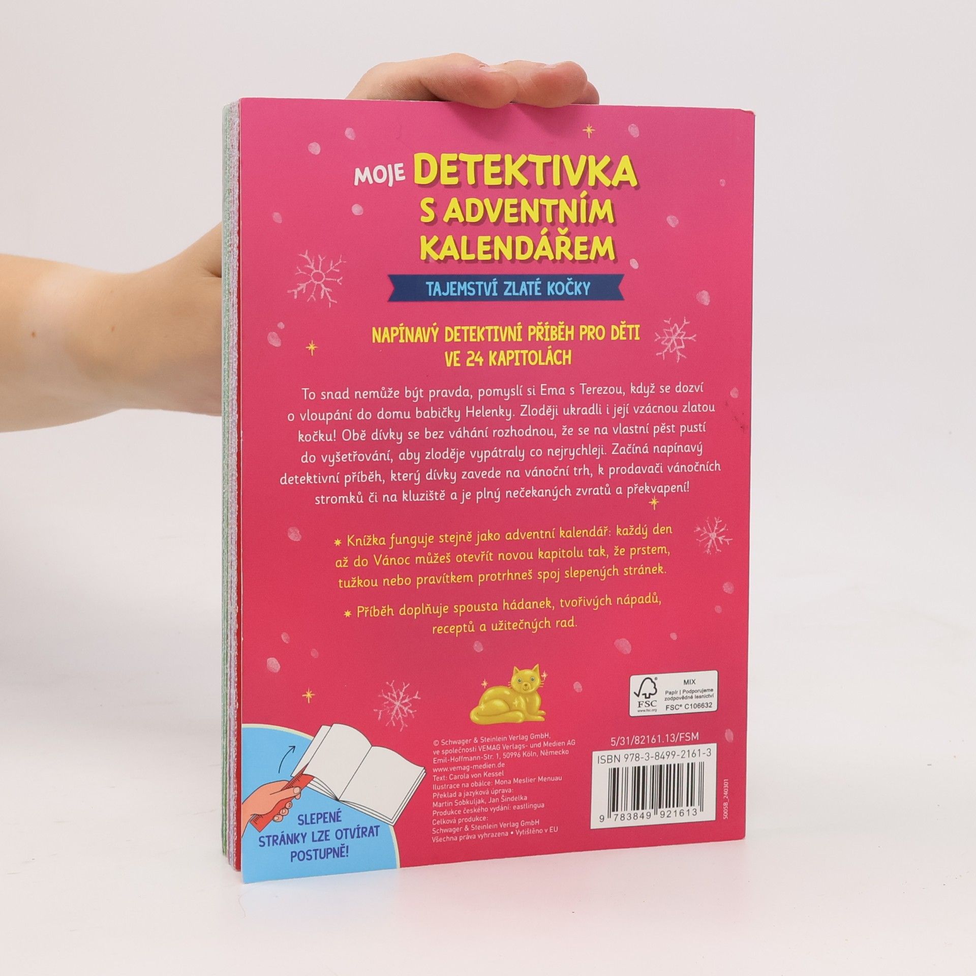 Carola von Kessel Moje detektivka s adventním kalendářem: Tajemství zlaté kočky