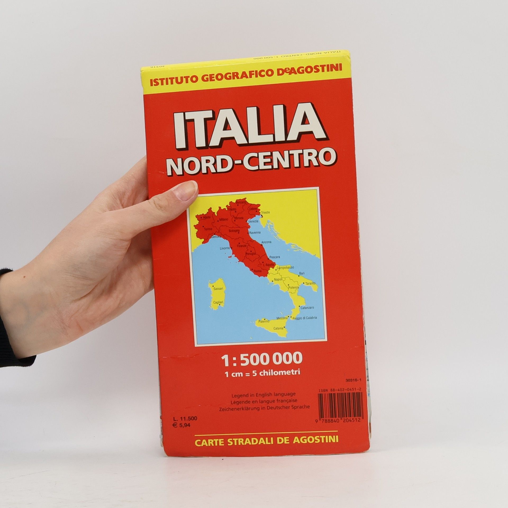 Italia nord-centro 1:500.000