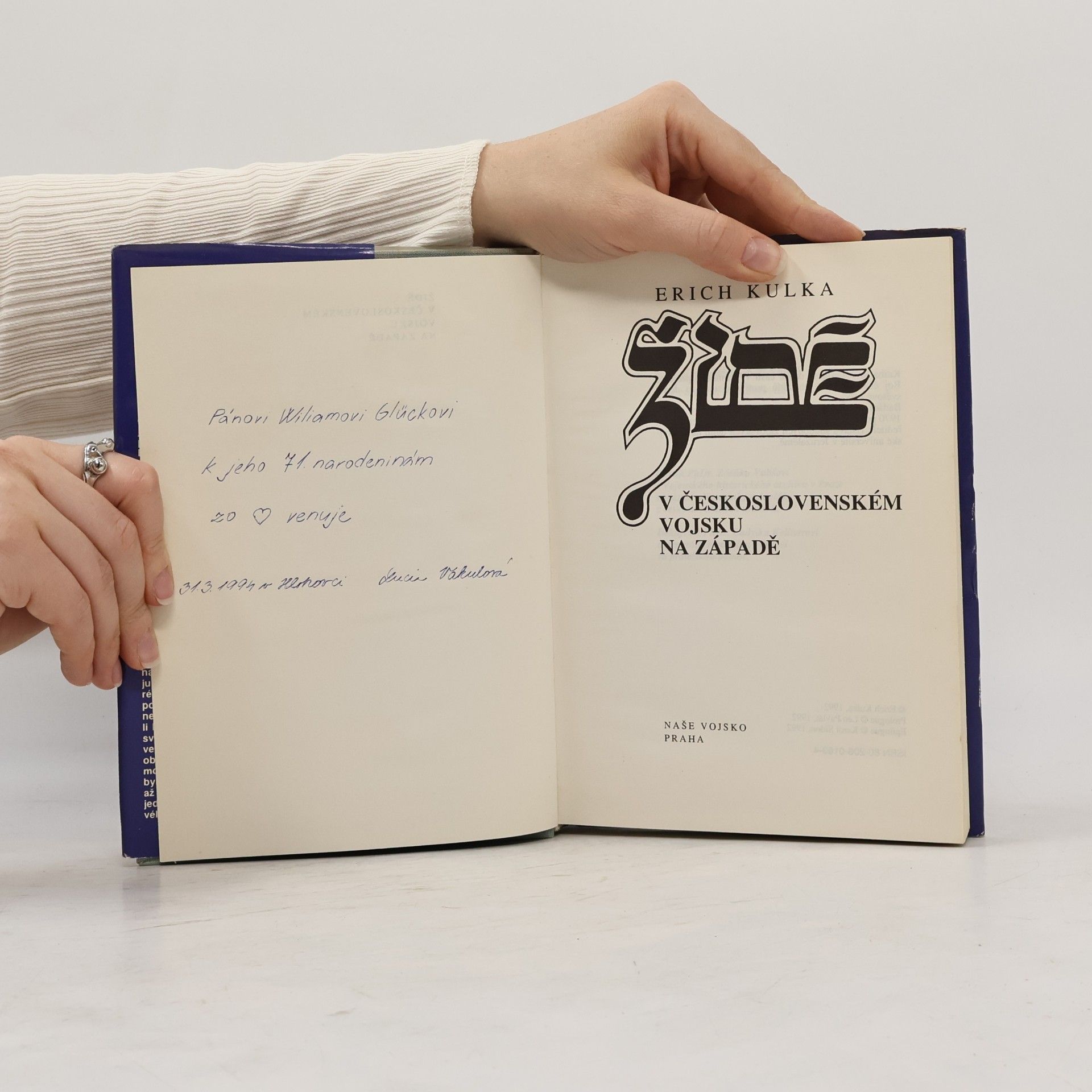 Erich Kulka Židé v československém vojsku na Západě