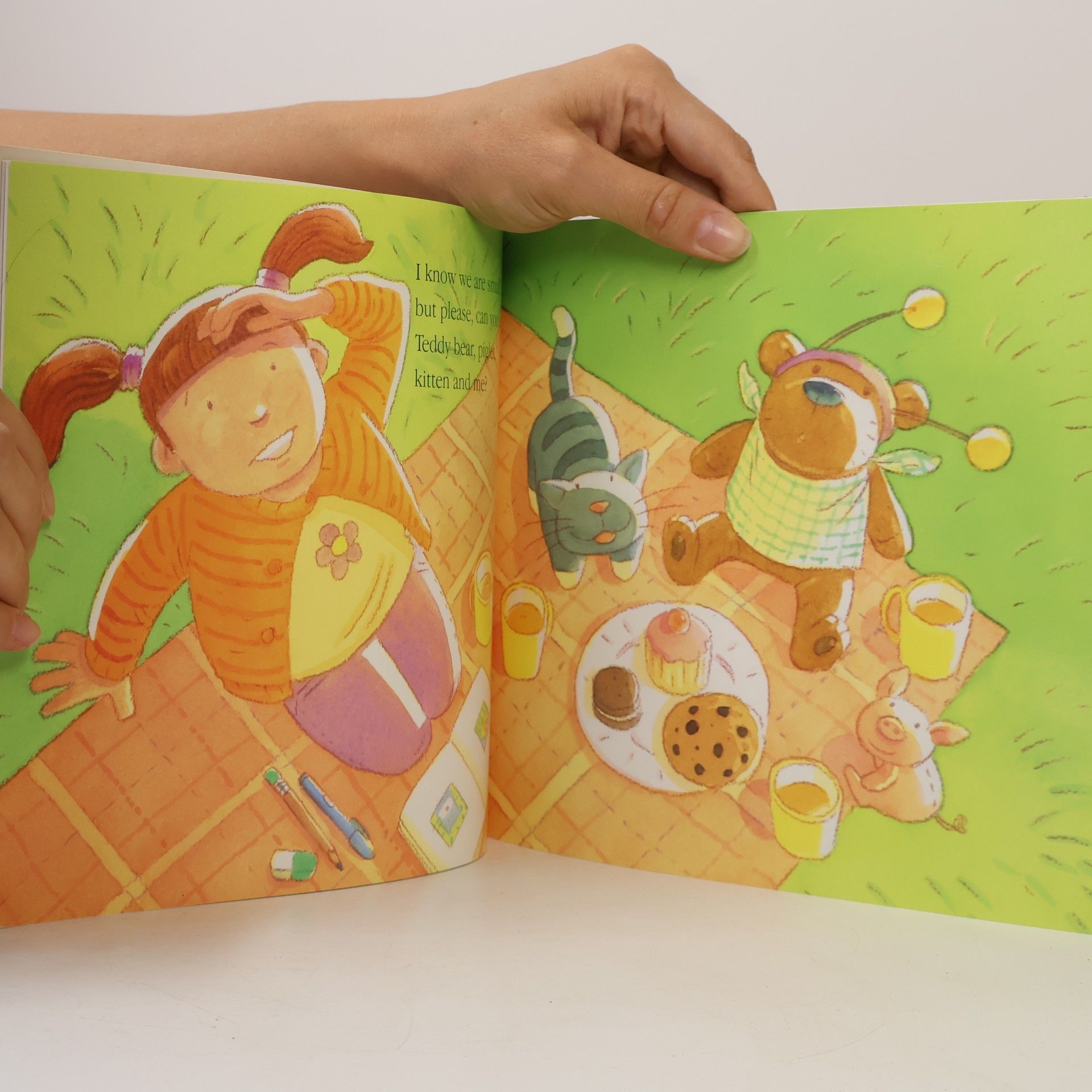 Catherine Maccabe Teddy Bear, Piglet, Kitten and Me