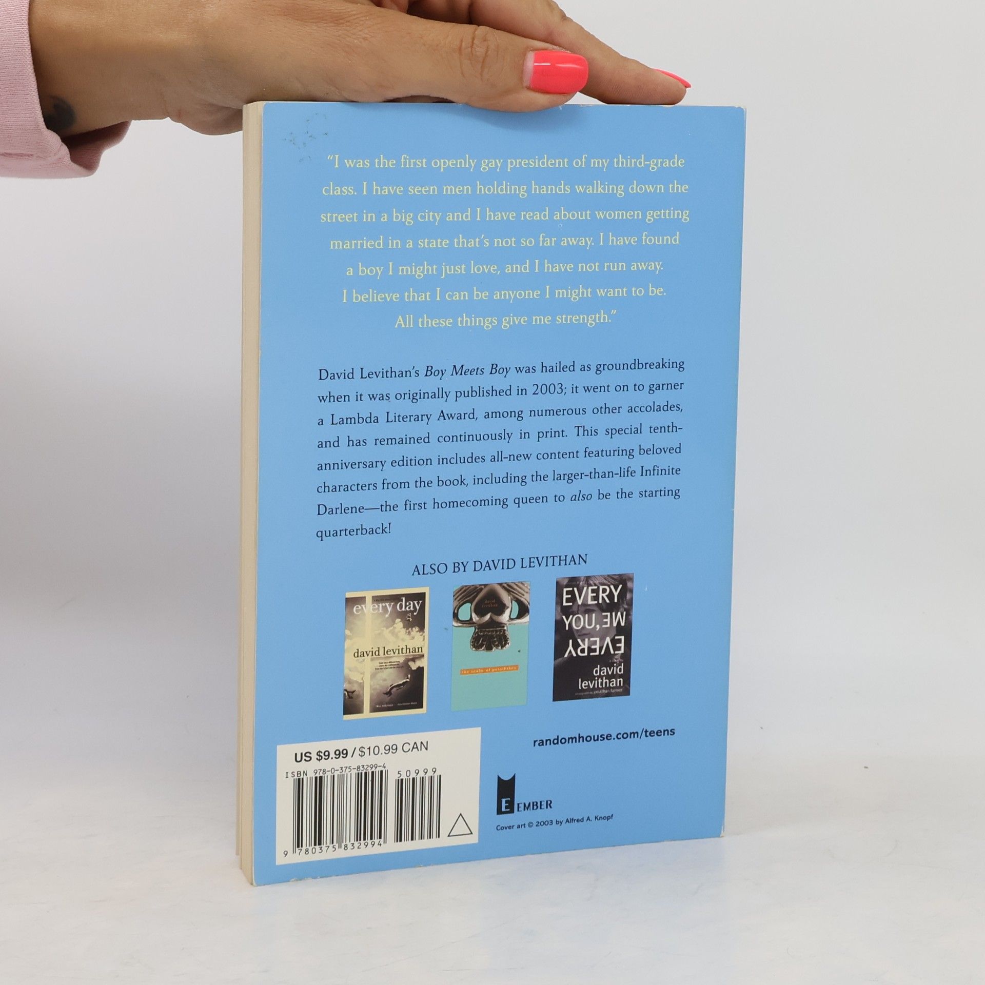 David Levithan Boy Meets Boy
